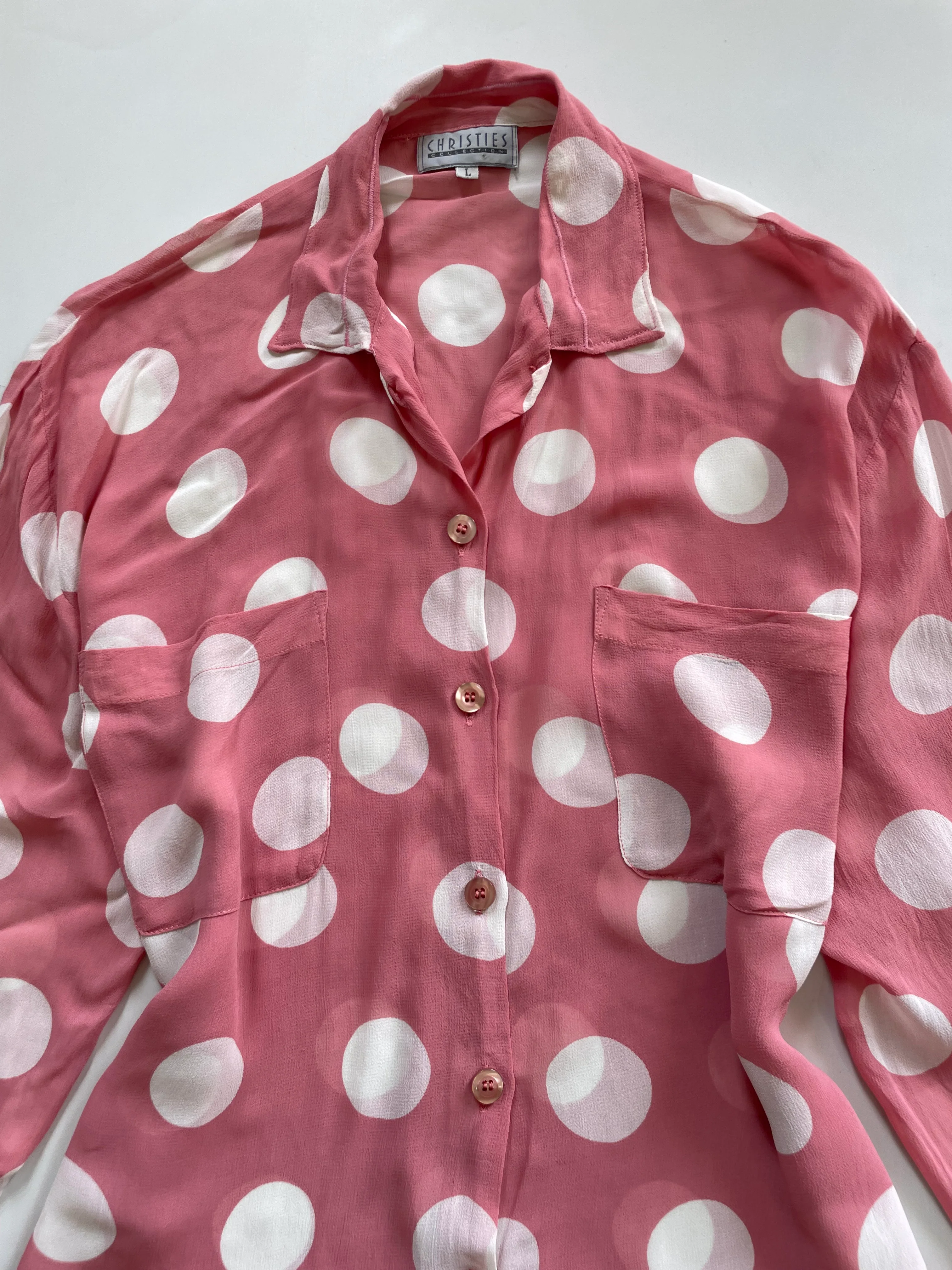 Polka Dot Shirt-Bust 42 - Image 3