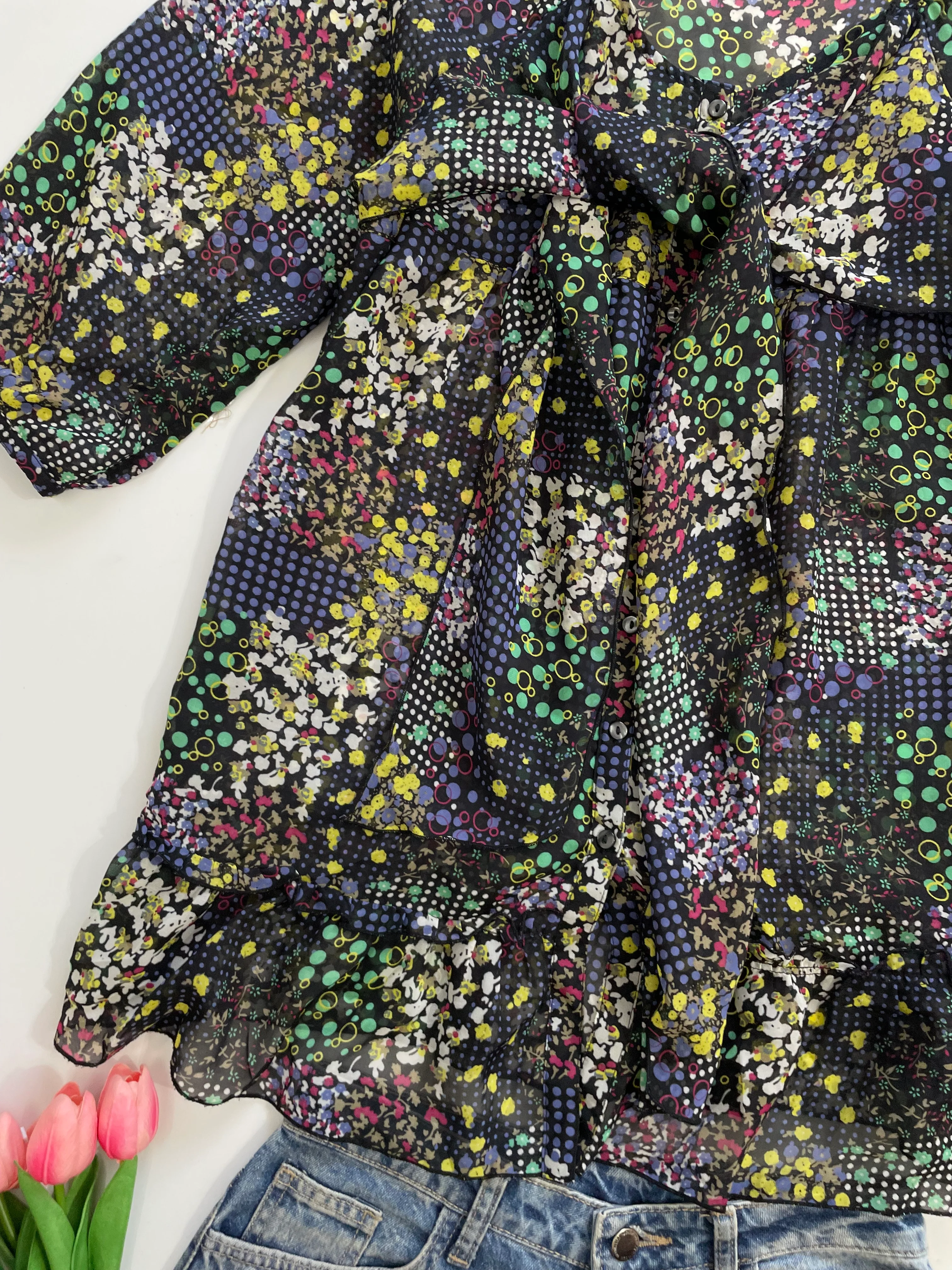 Wellel Sheer Shirt-Bust 38 - Image 3