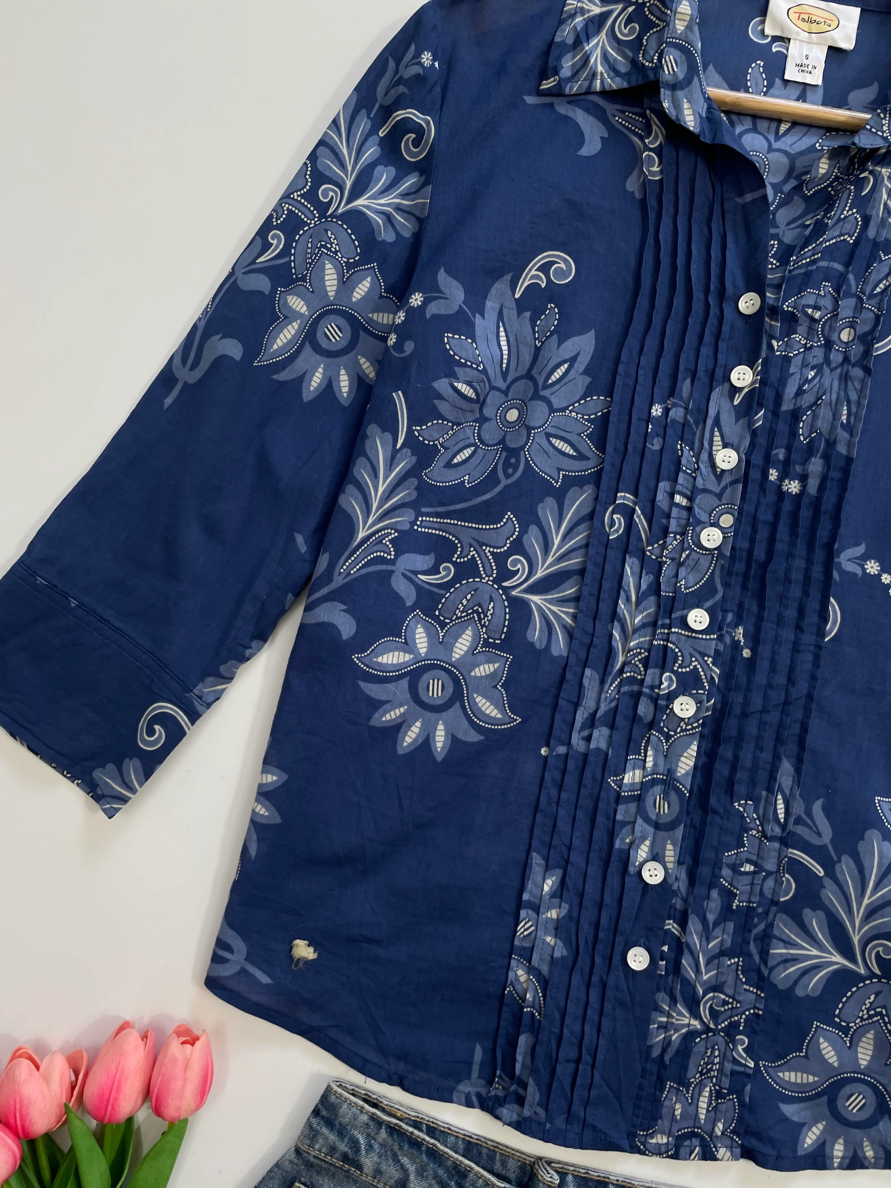 Talbots Cotton Shirt-Bust 36 - Image 3