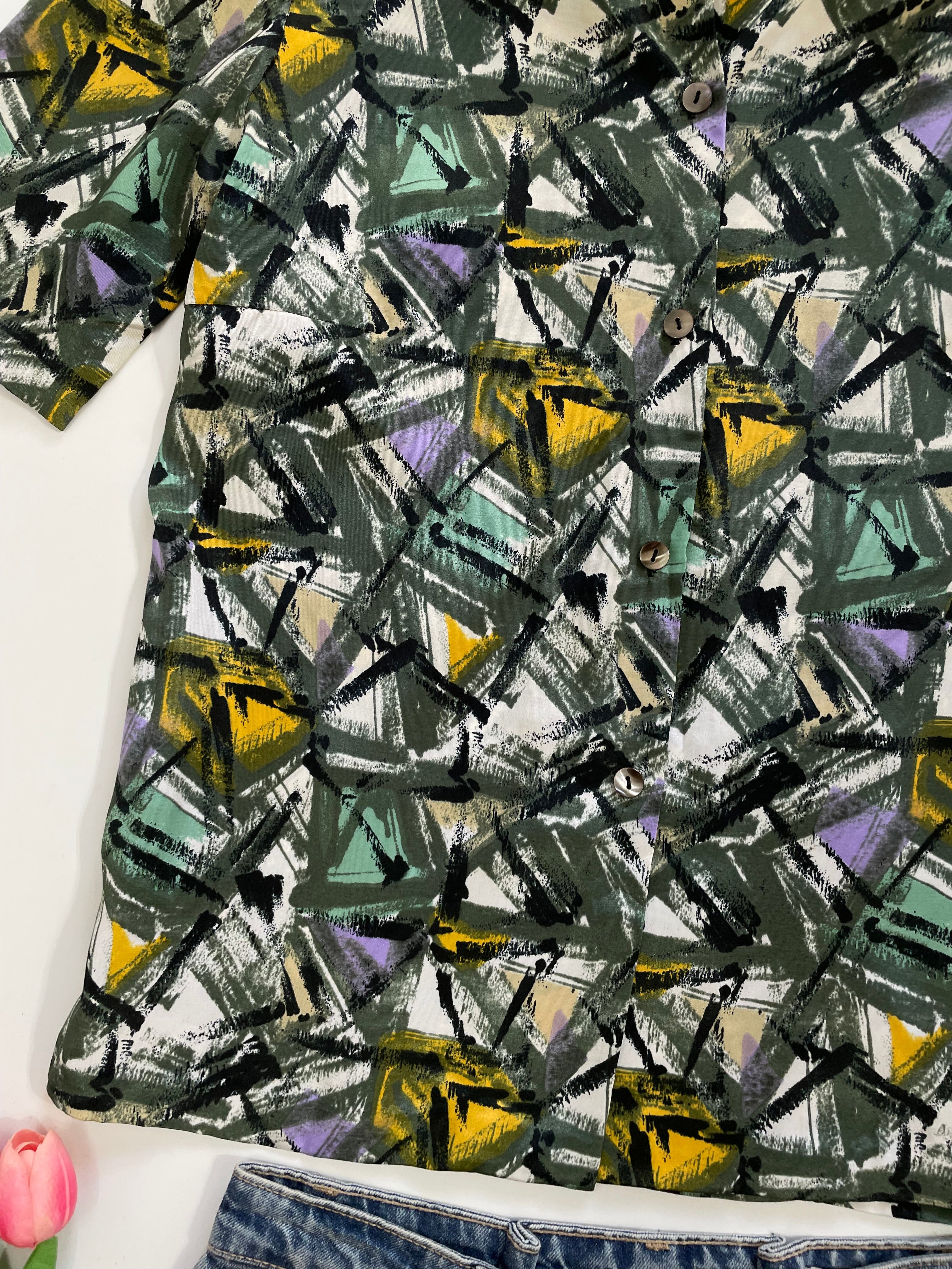 Abstract Print Shirt-Bust 34 - Image 3