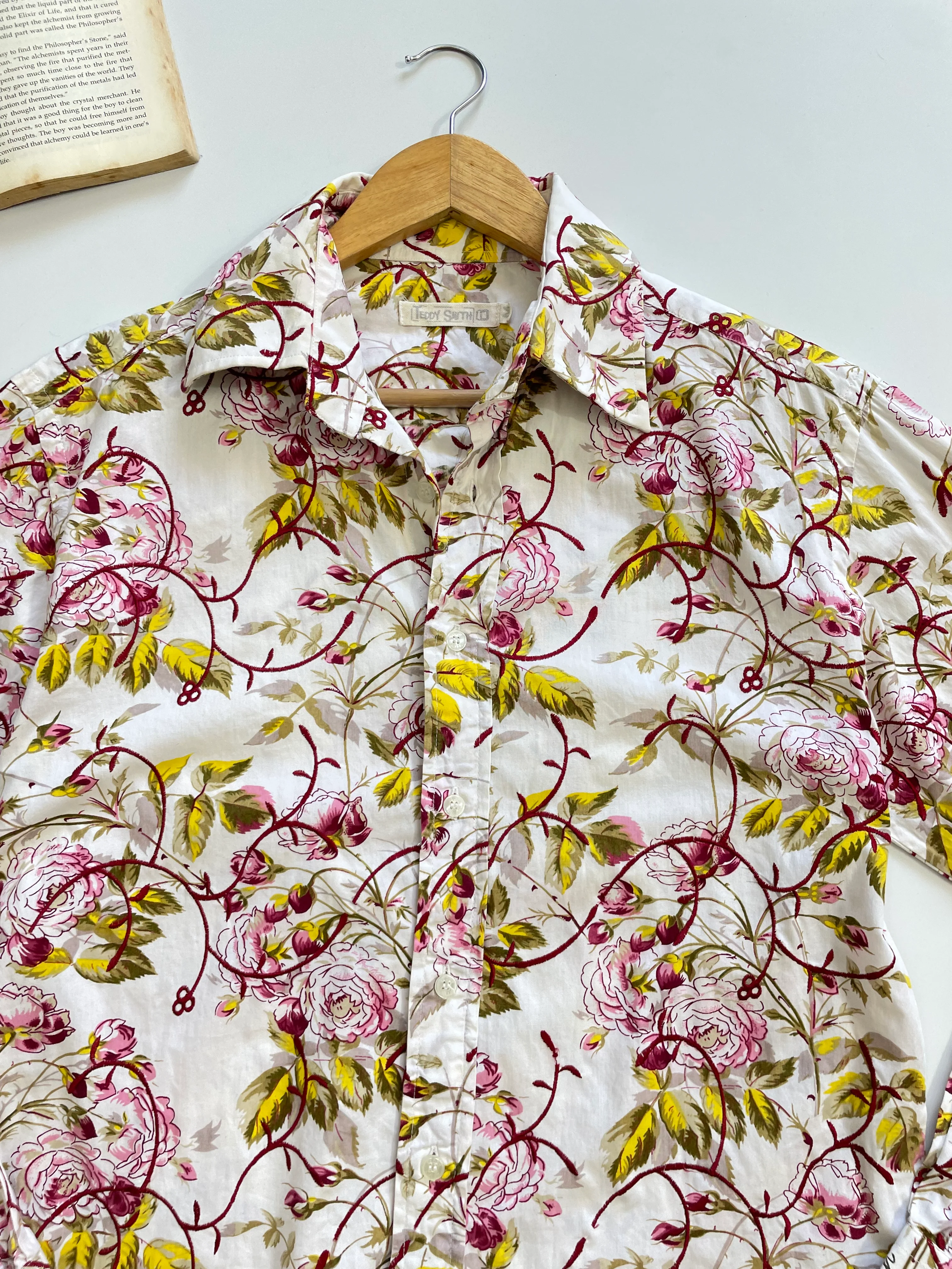 Teddy Smith Embroidered Shirt-Bust 40 - Image 2