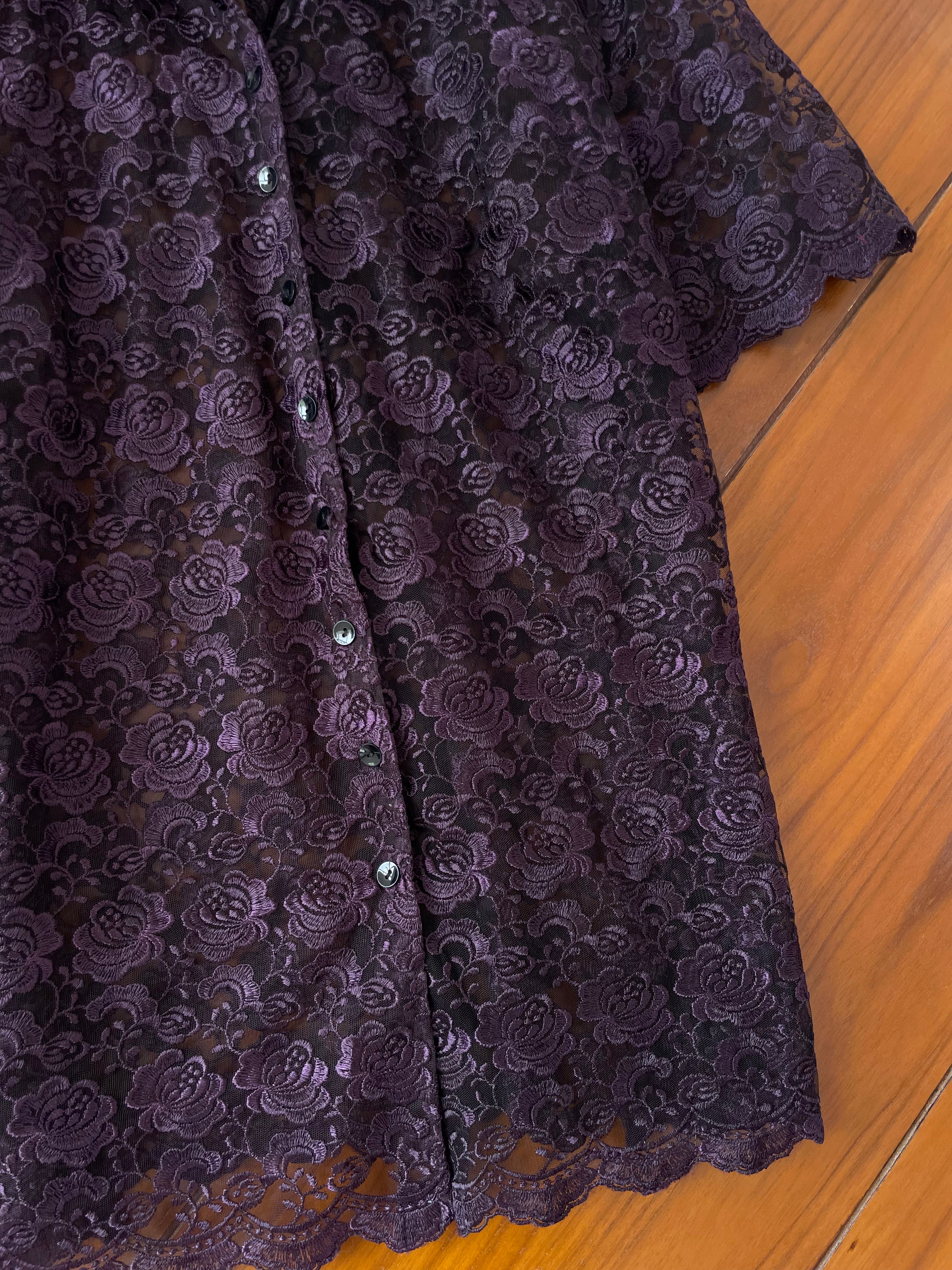 Sheer Embroidered Shirt-Bust 48 - Image 3