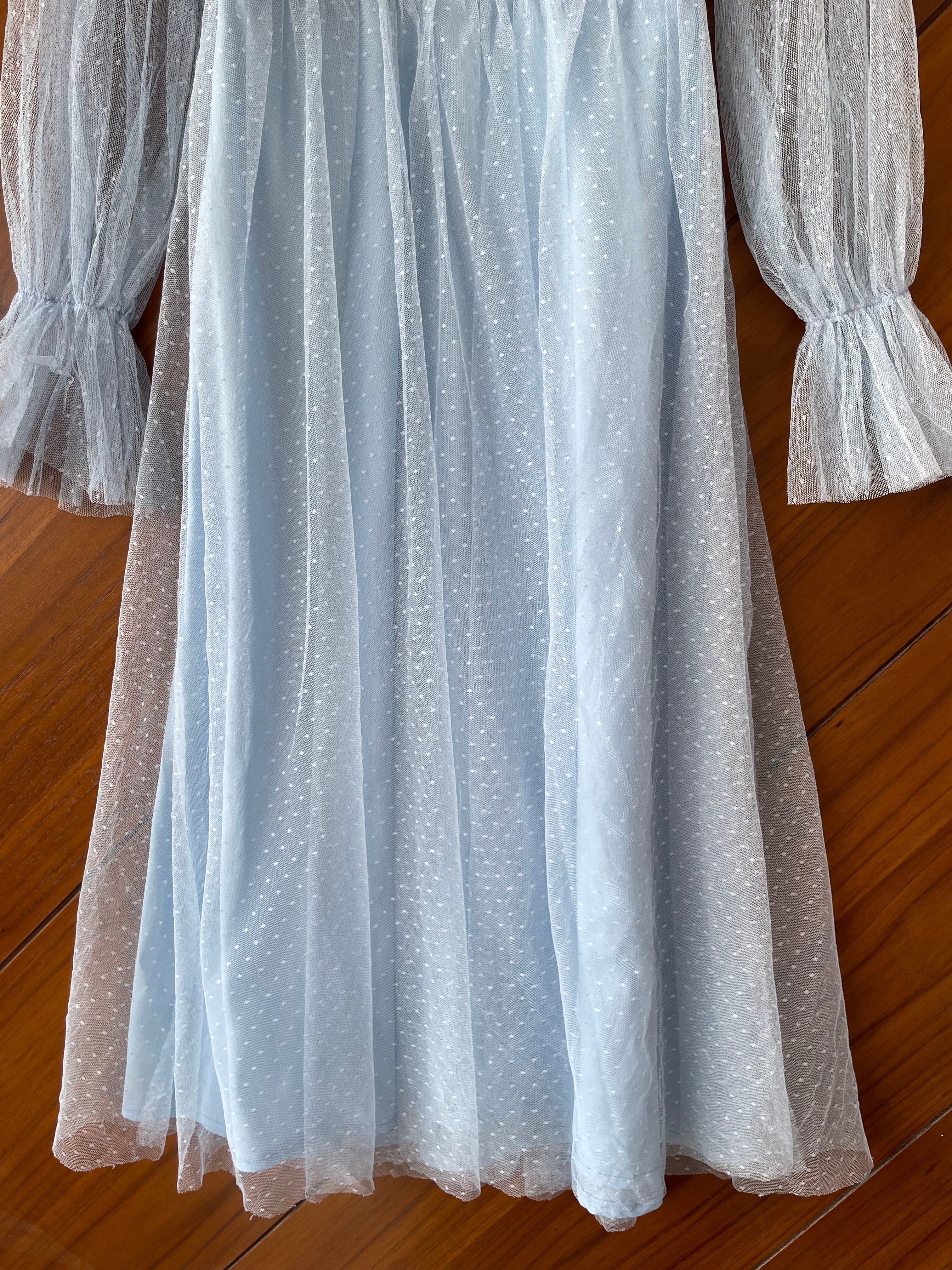 Vintage Lace Dress-Bust 28 - Image 3