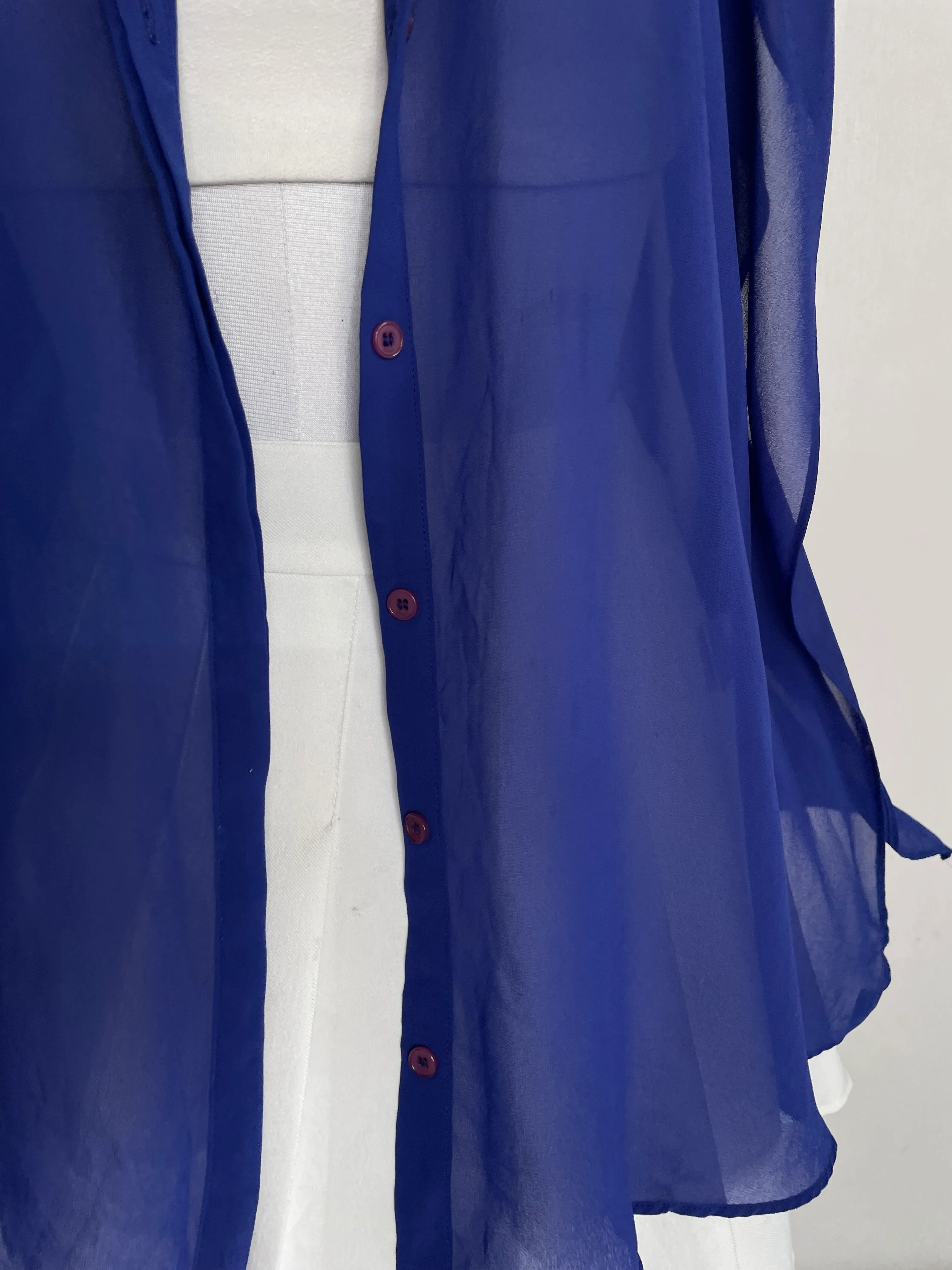 SHEER BLUE SHIRT - BUST 42 - Image 3
