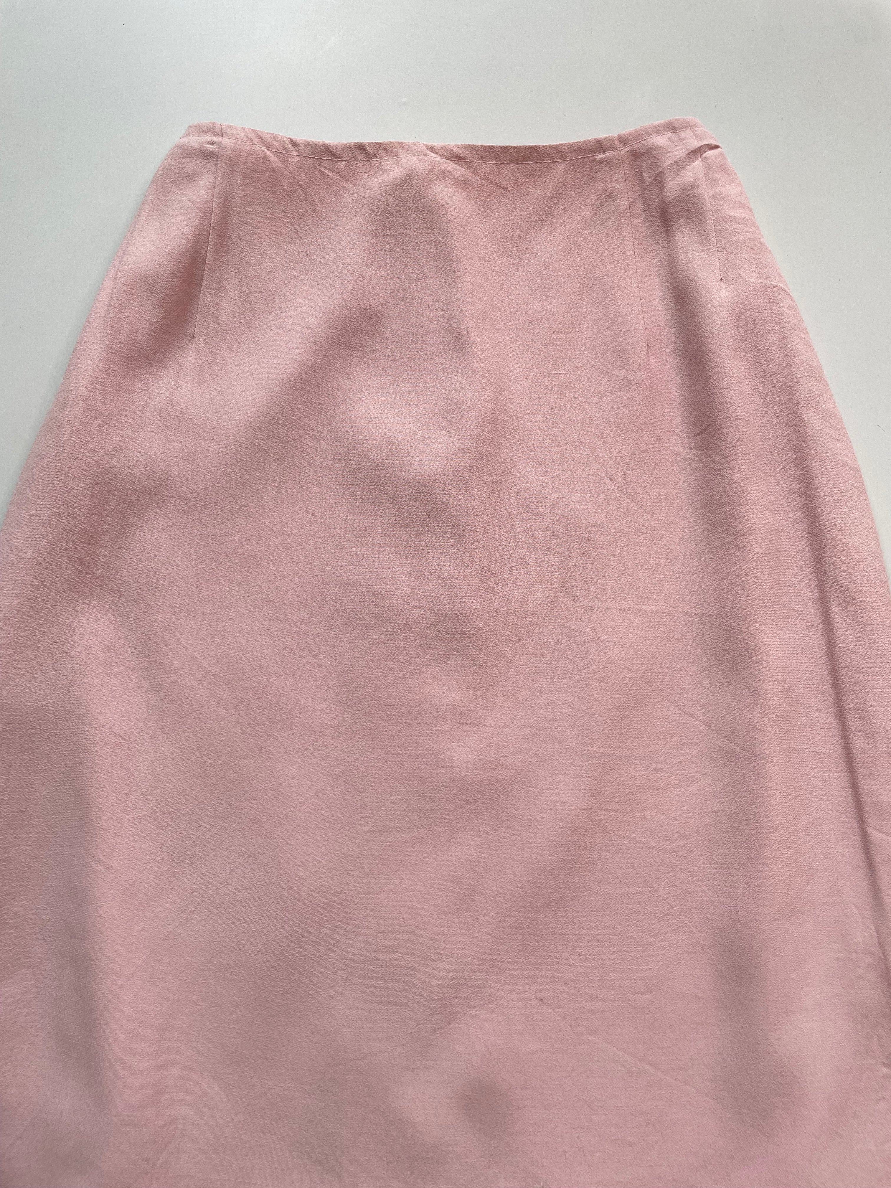 Blush Pink Skirt-Waist 26 - Image 2