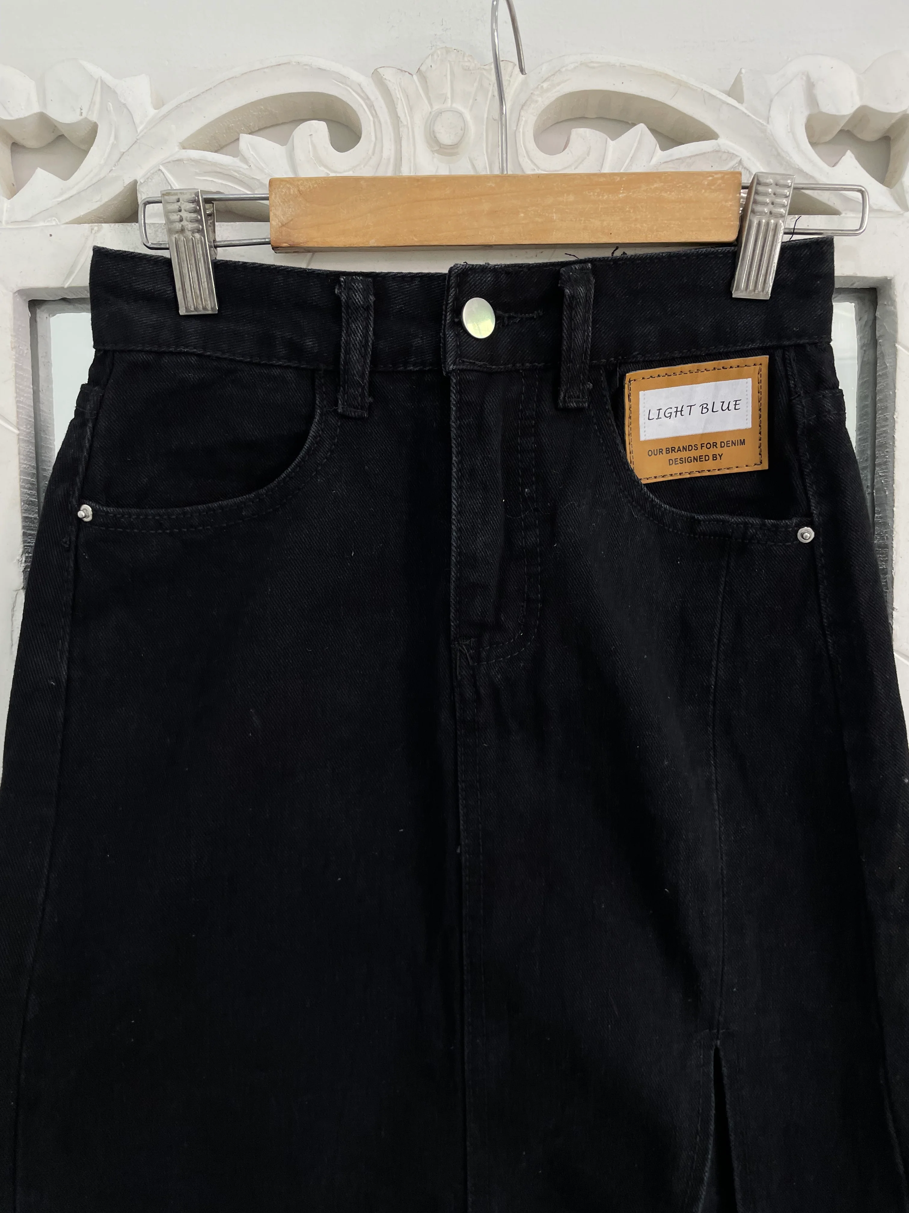 Denim Skirt-Waist 24 - Image 2