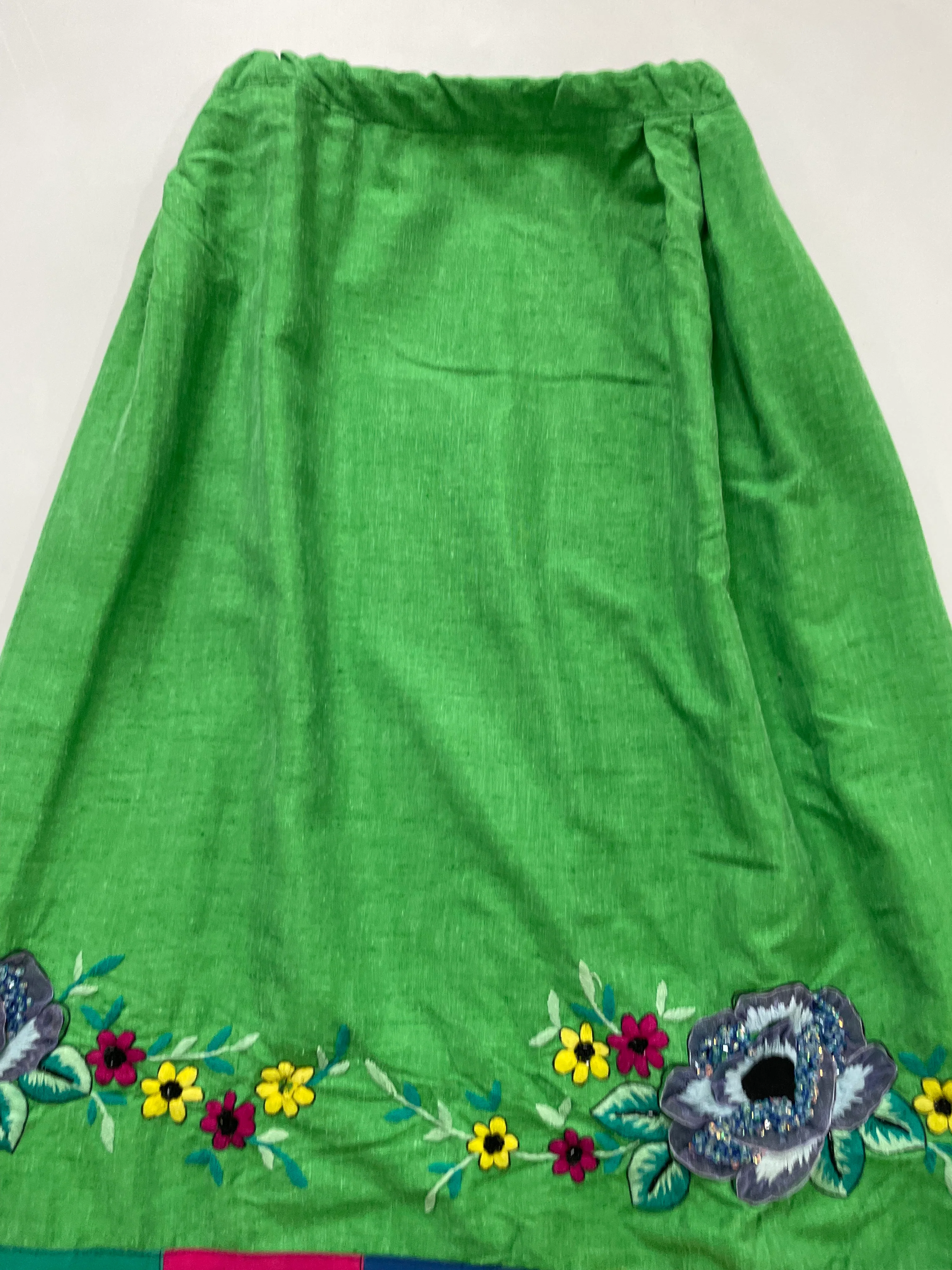 Embroidered Cotton Skirt-Waist 20 to 28 - Image 2