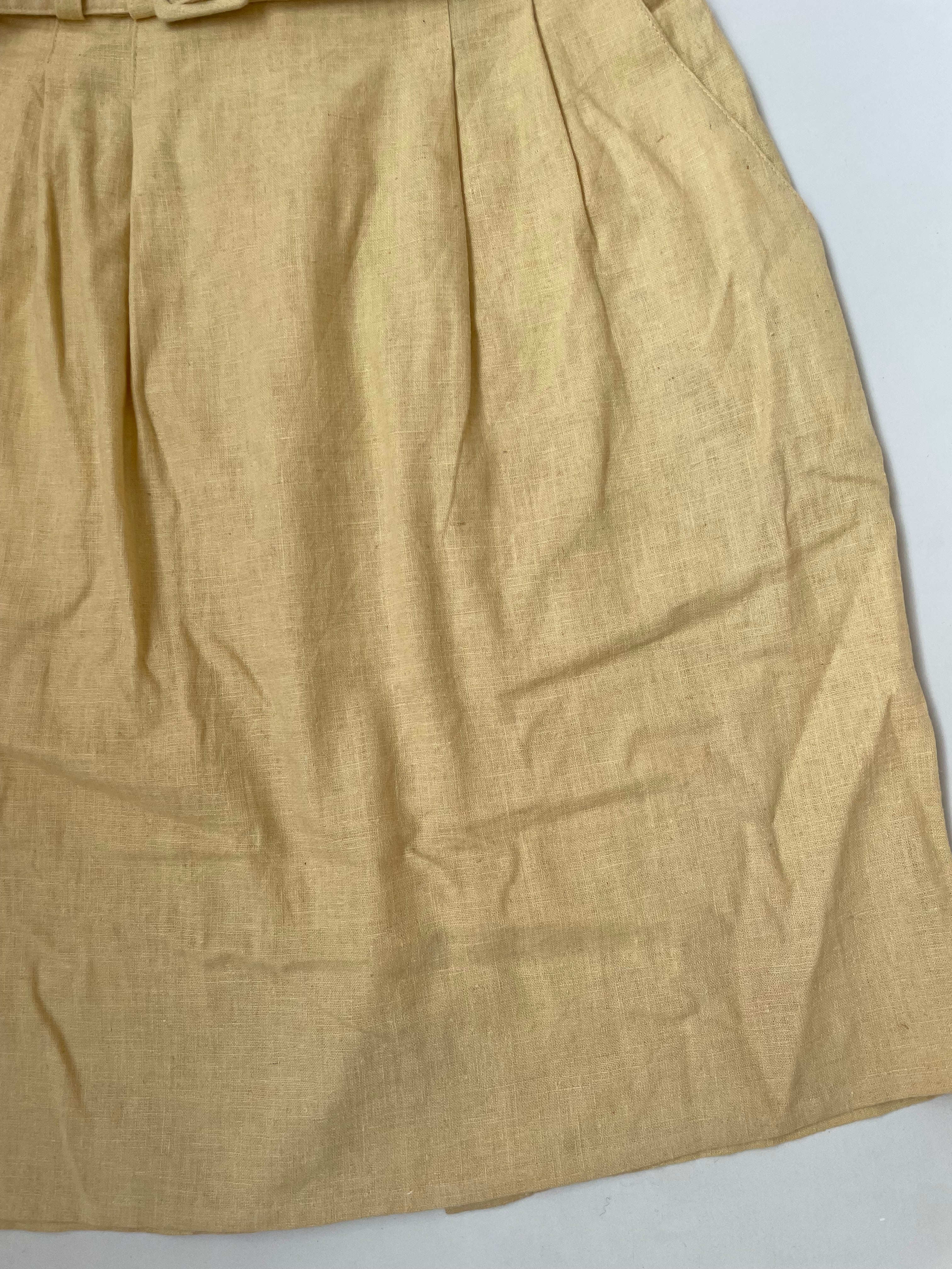 Basics Linen Skirt-Waist 26 - Image 3