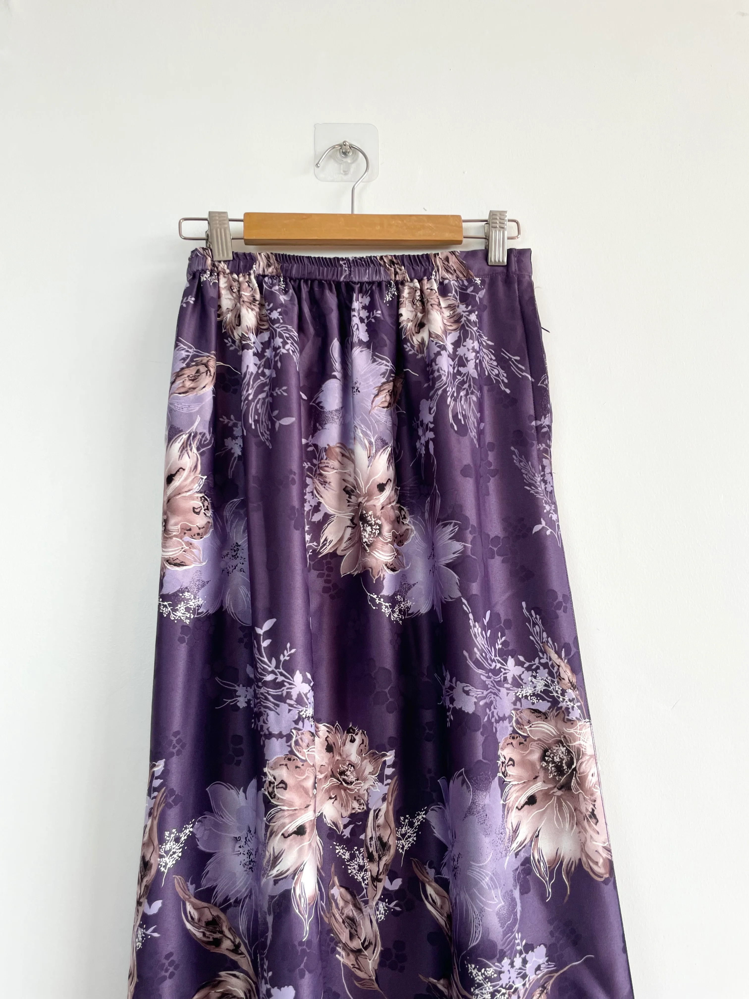 Purple Forest Satin Skirt-Waist 28 to 32 - Image 2