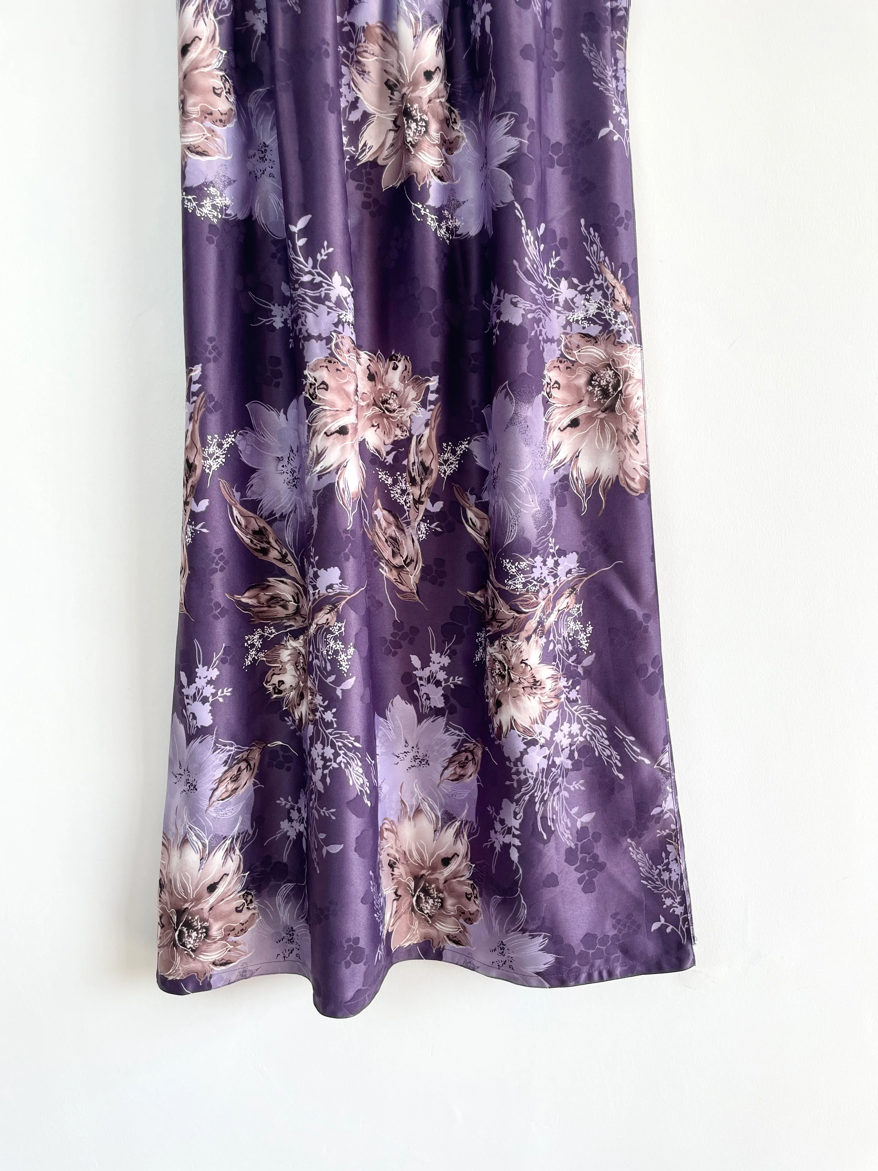 Purple Forest Satin Skirt-Waist 28 to 32 - Image 3