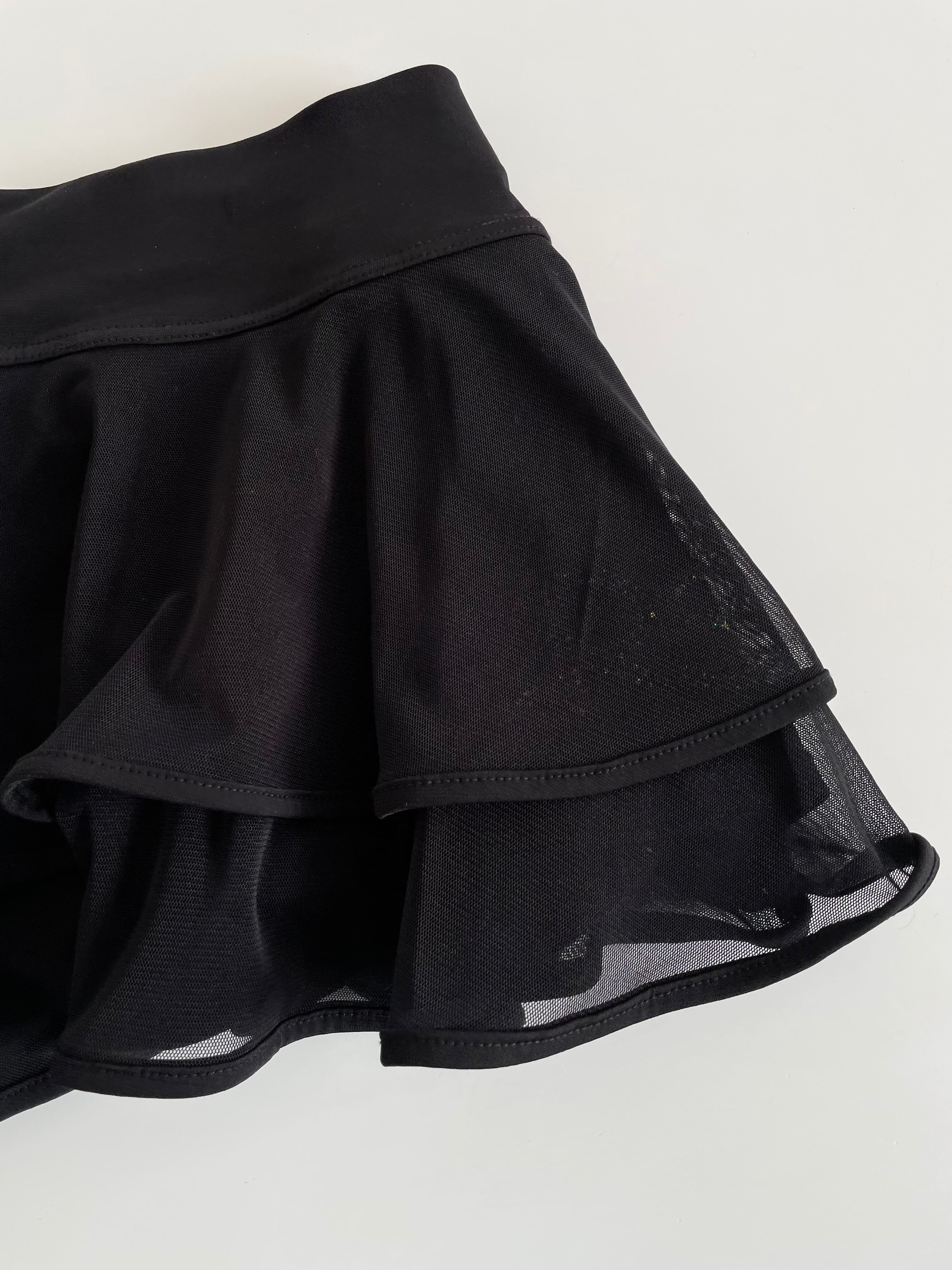 Little Black Skirt With Inbuilt Shorts-Waist 34 to 36 - Image 3