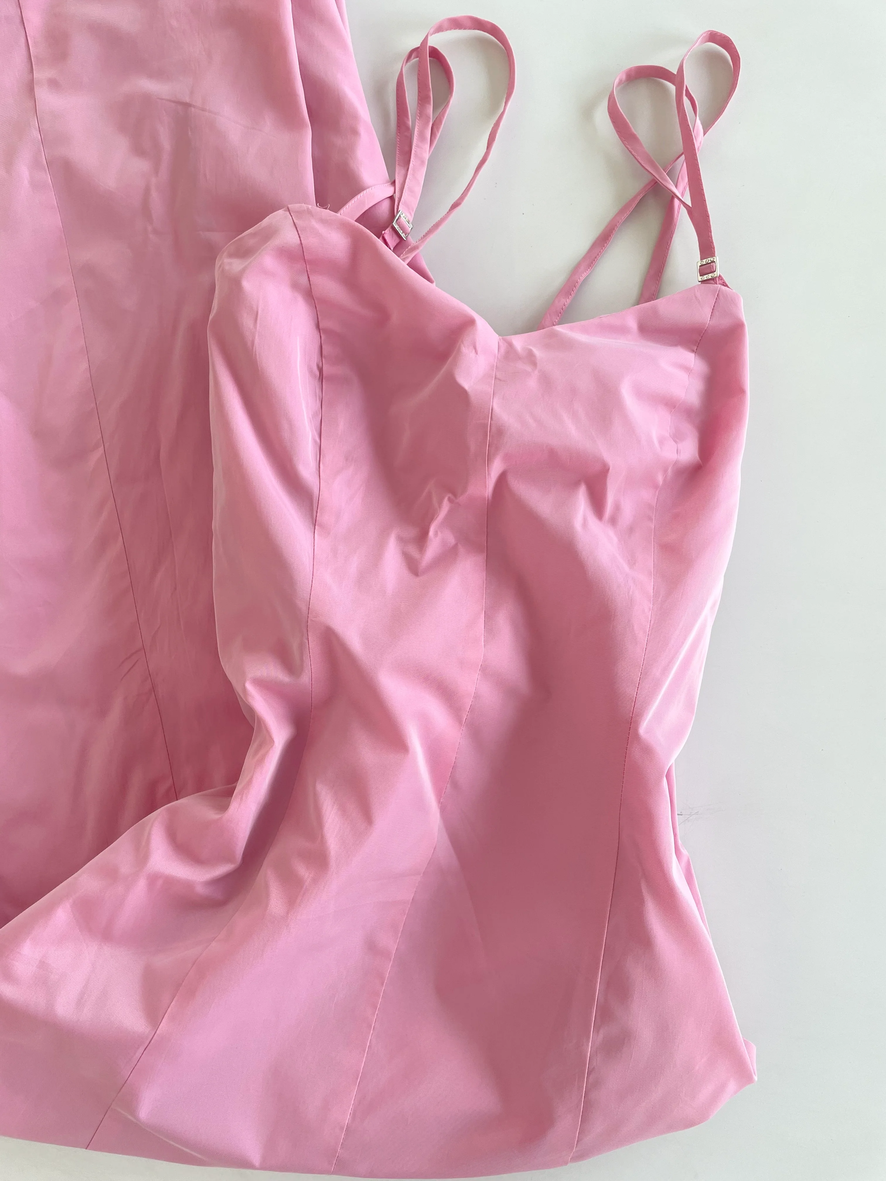 Vera Mont Bubblegum Pink Vintage Dress-Bust 38 - Image 2