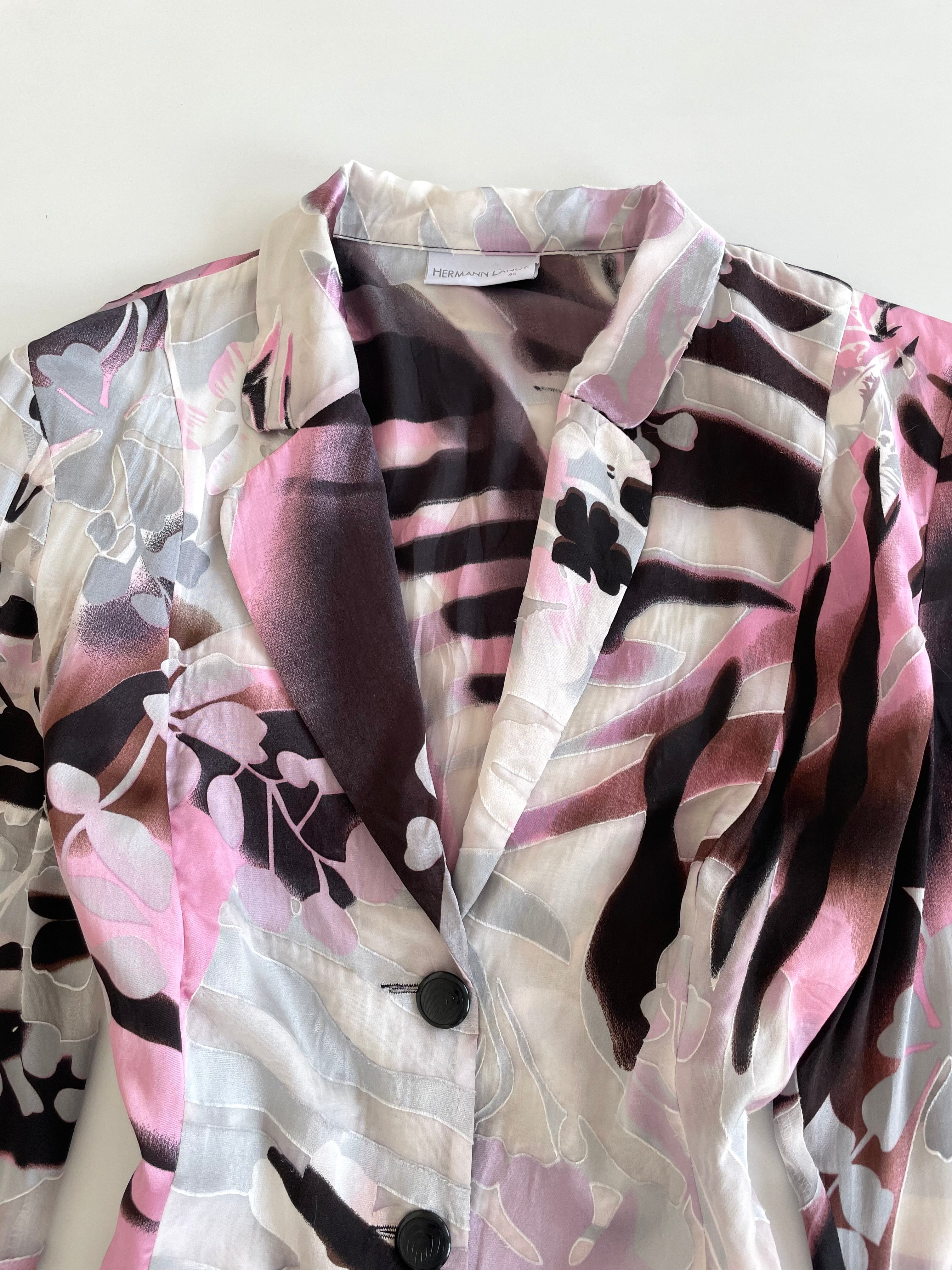 Hermann Lange Silk Top-Bust 36 - Image 3