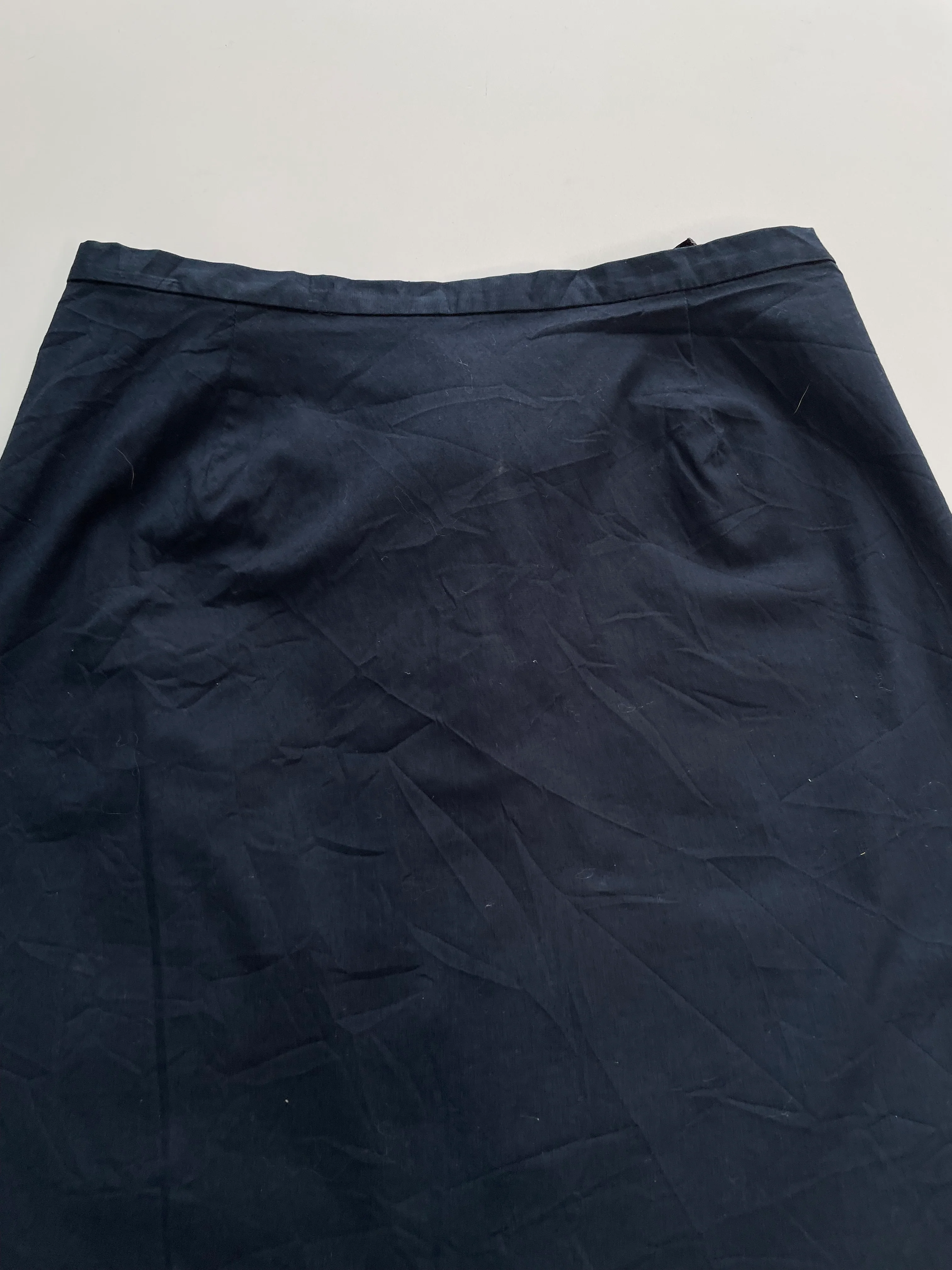 Moda Blue Cotton Skirt-Waist 28 - Image 2