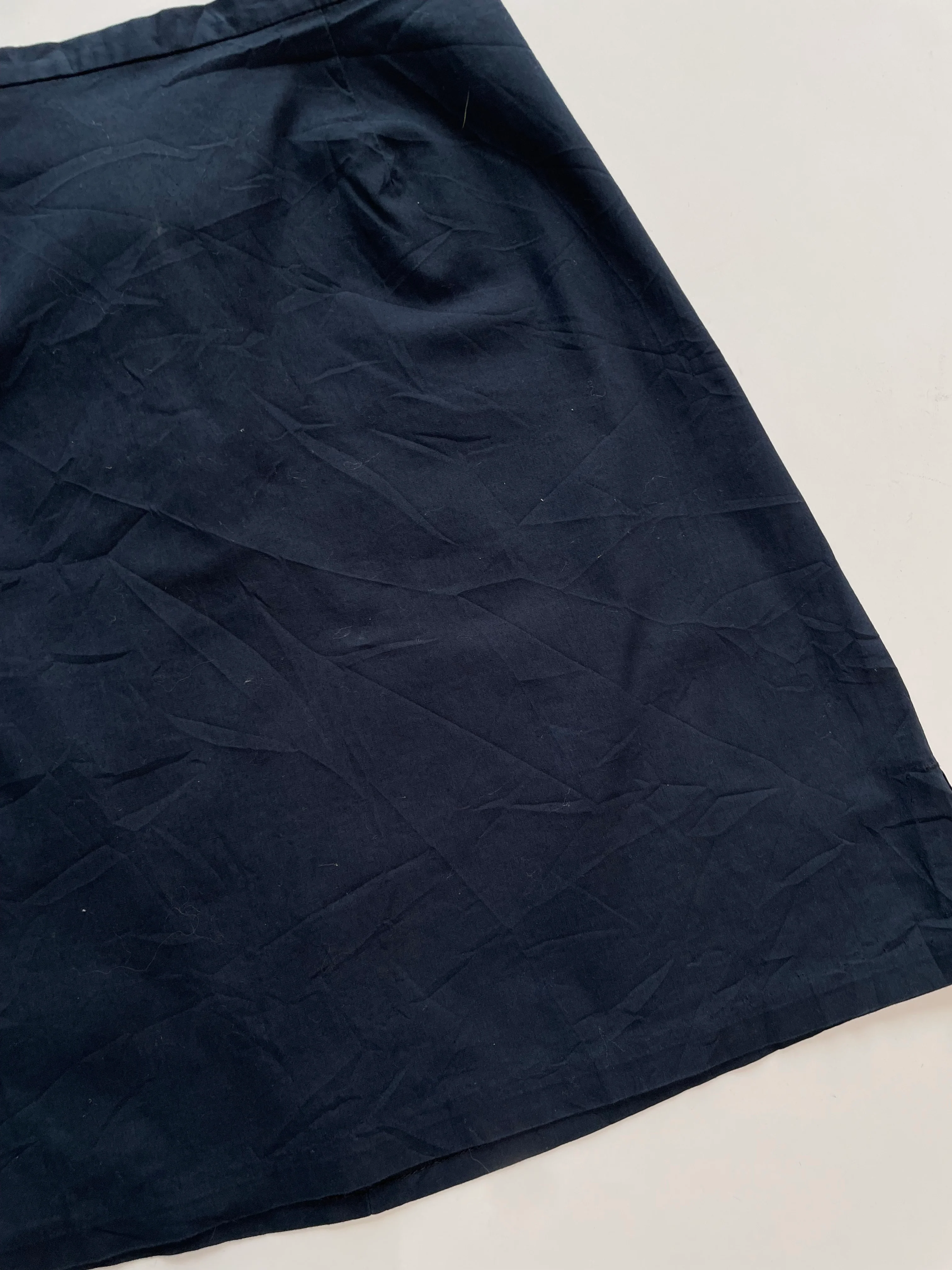 Moda Blue Cotton Skirt-Waist 28 - Image 3