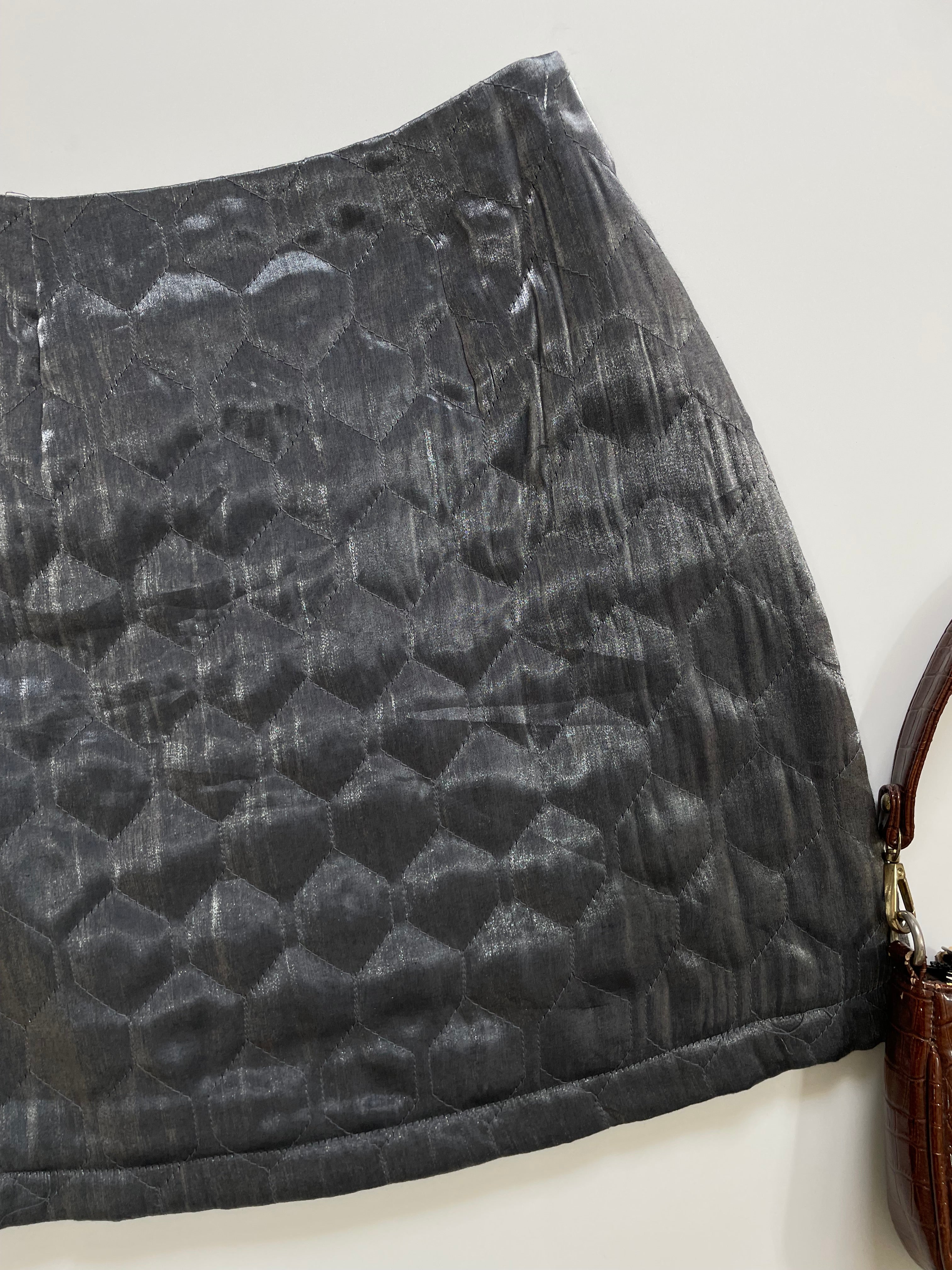 Mocha Organza Skirt-Waist 26 - Image 3