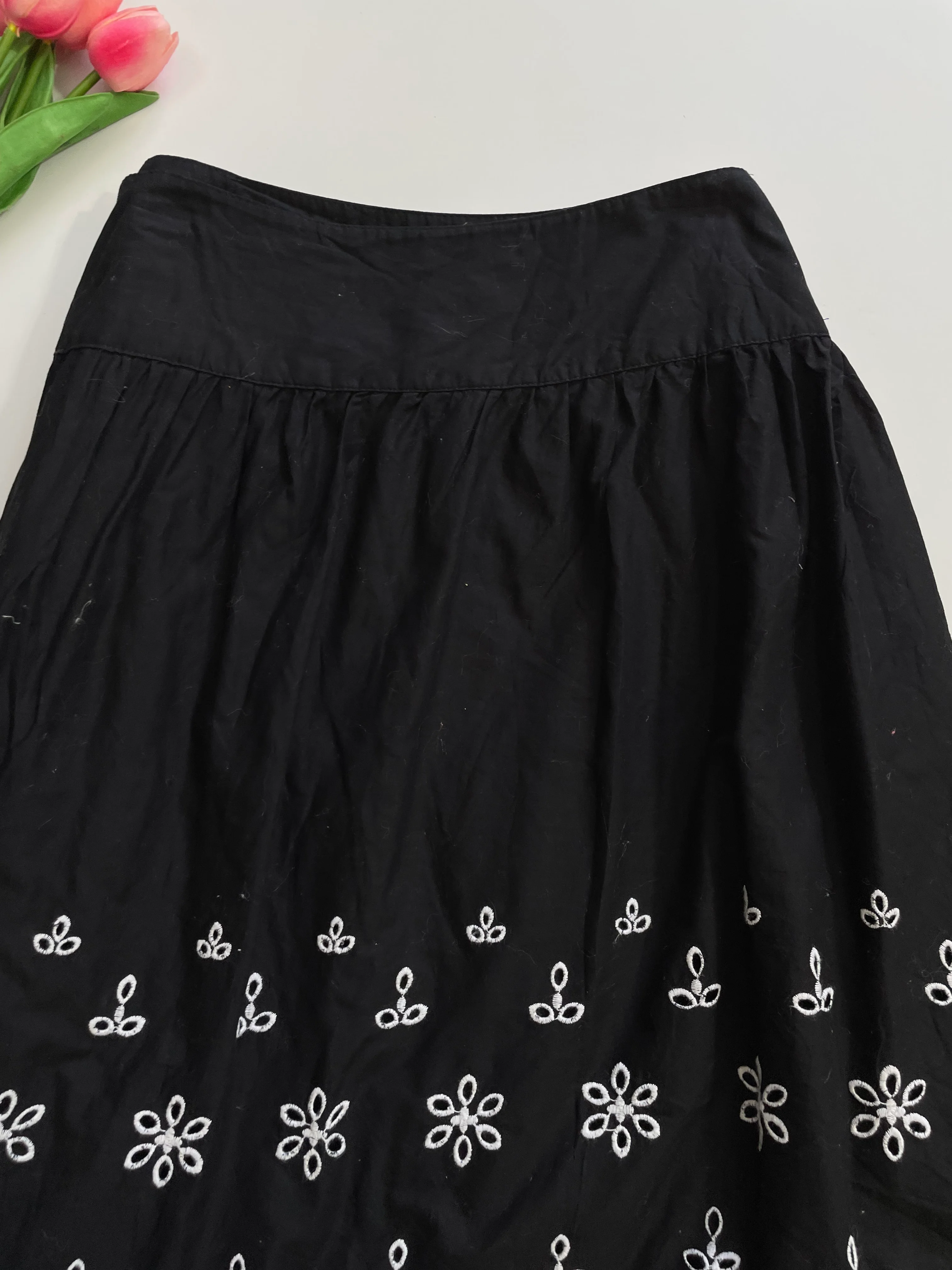 Notations Embroidered Skirt-Waist 34 - Image 2