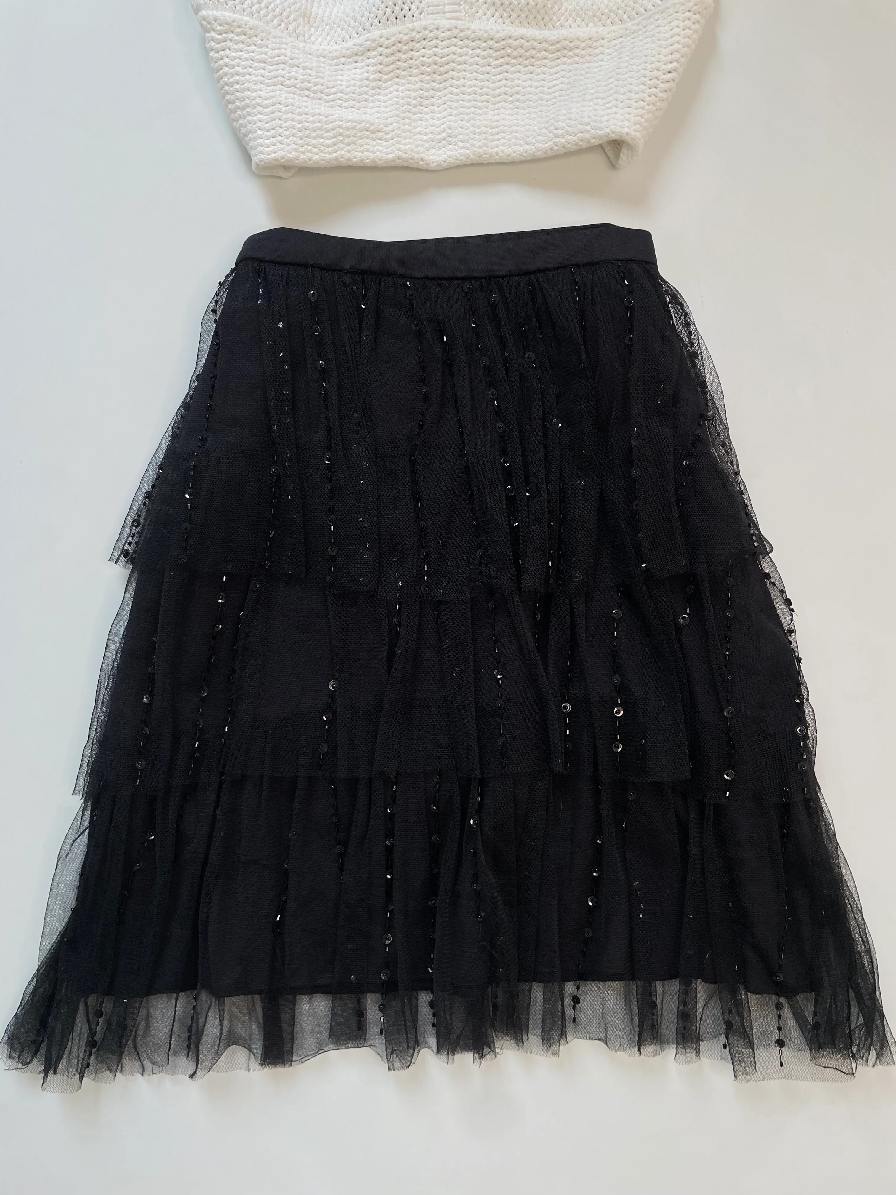 Yisa Embroidered Skirt-Waist 28