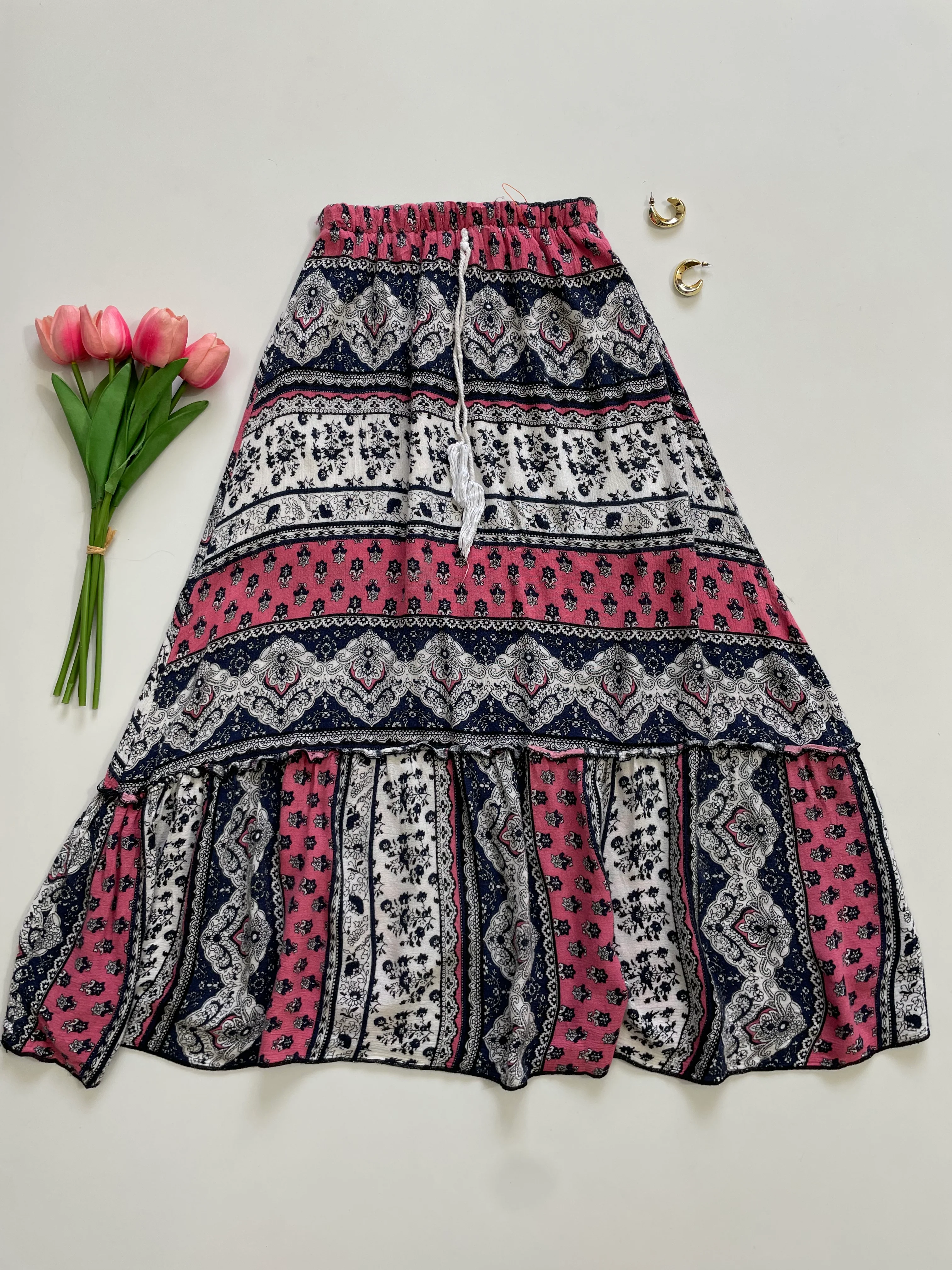 Emma & Elsa Cotton Skirt-Waist 22 to 24