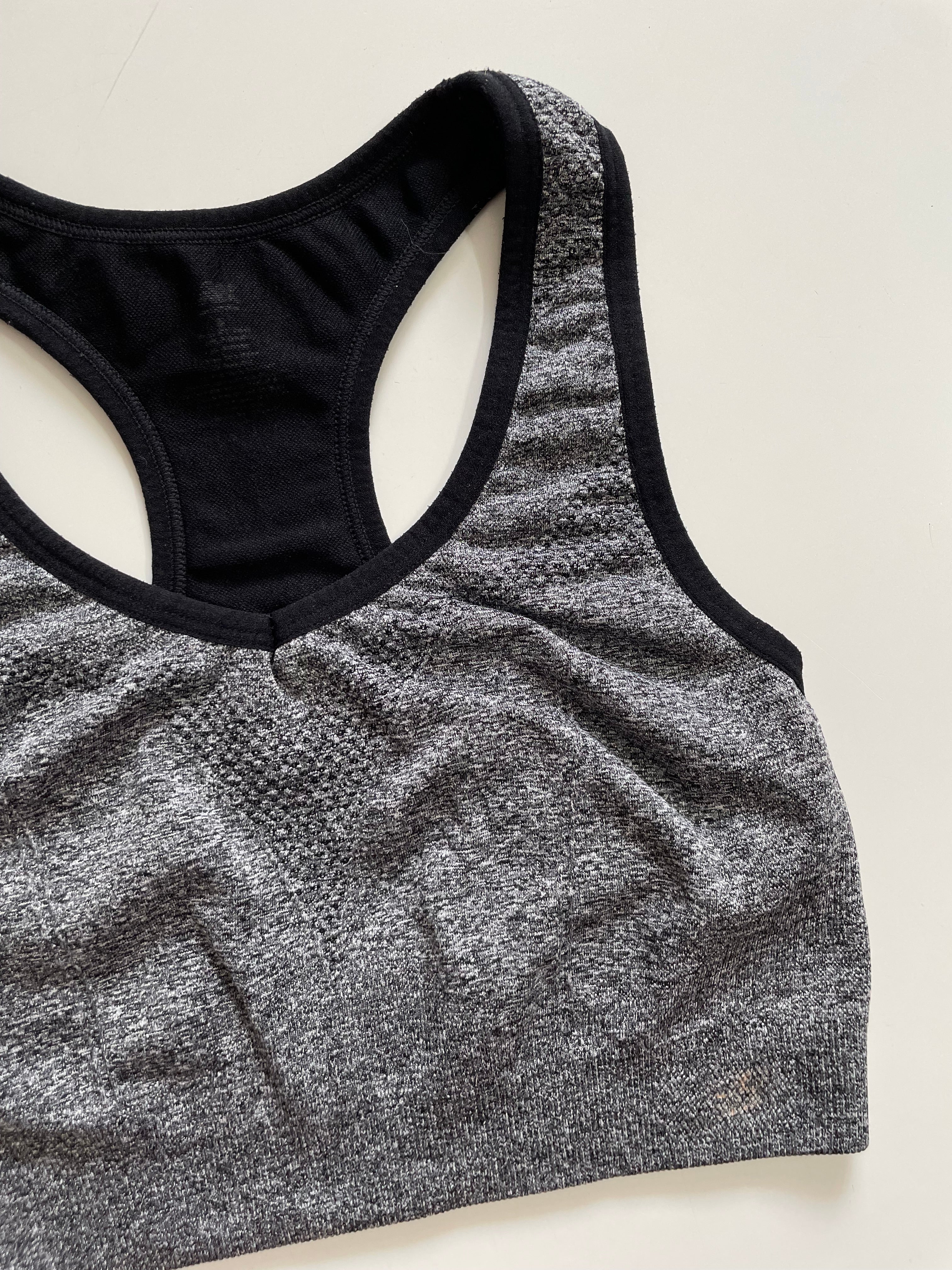 FOSSIL GREY SPORTS BRA - BUST 26 TO 30 - Image 3