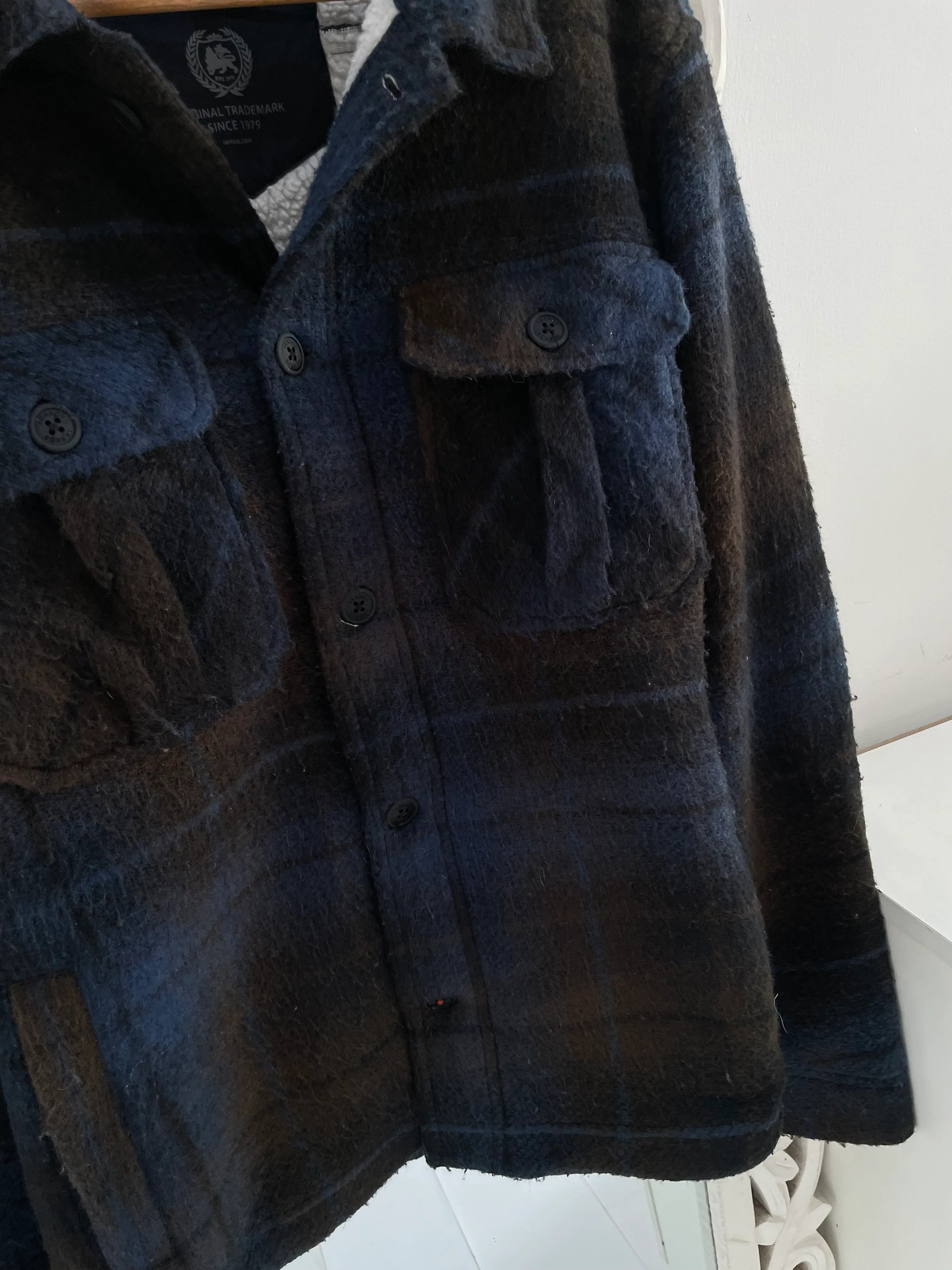 Fleece Lined Super Thick Shacket-Chest 42 - Image 3