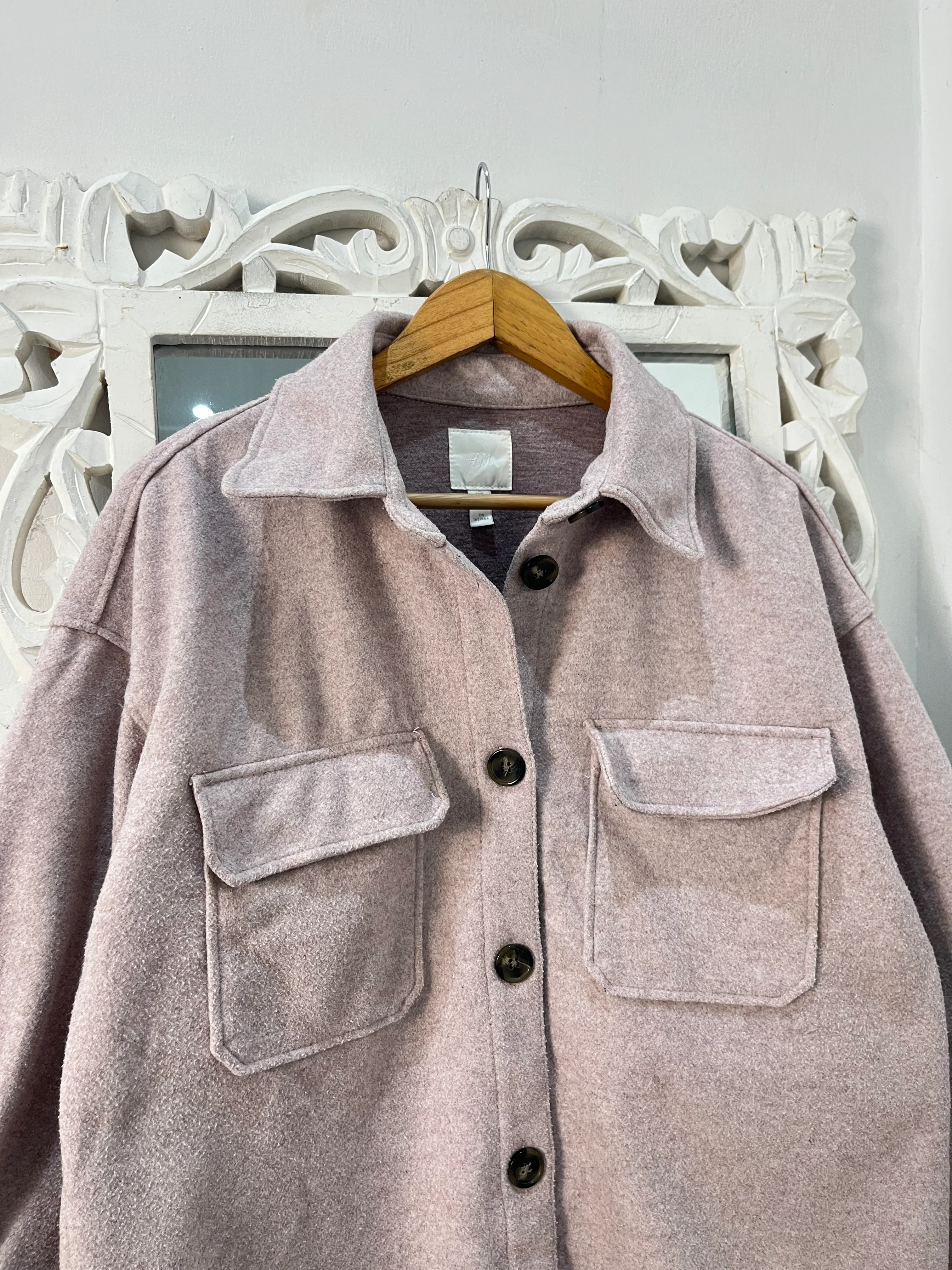 H&M Super Thick Shacket-Chest 44 - Image 2