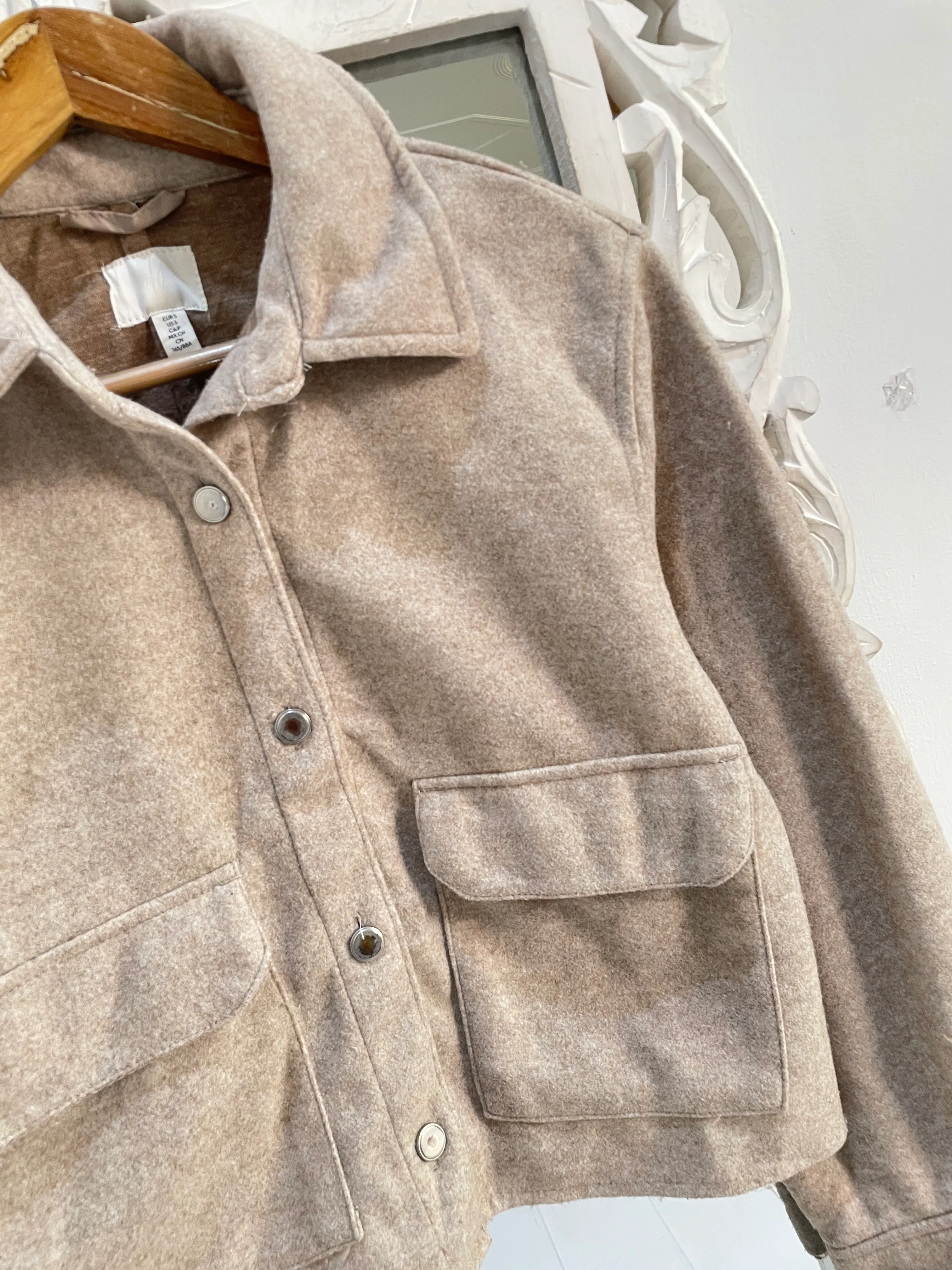 H&M Super Thick Shacket-Chest 38 - Image 3