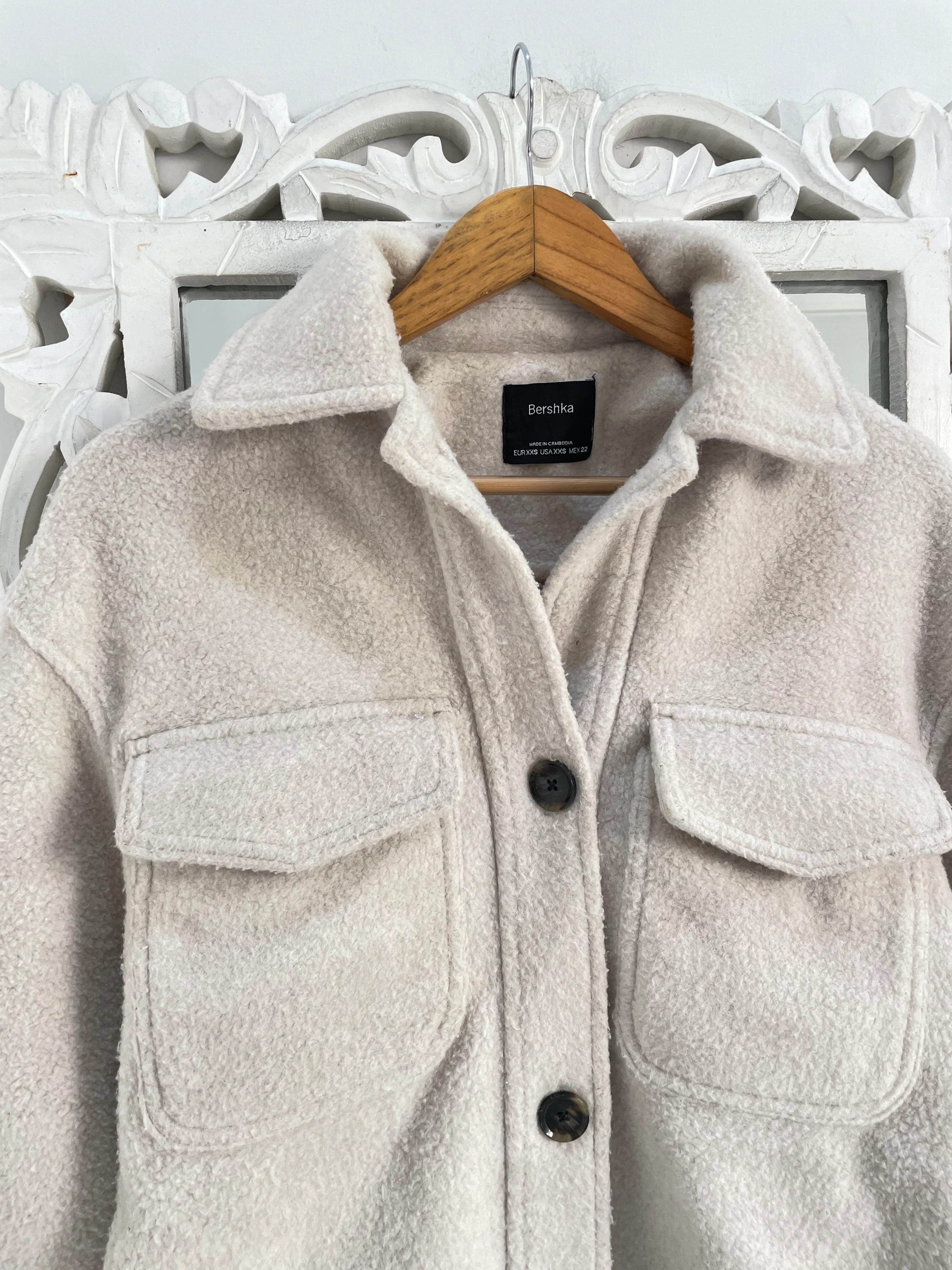 Bershka Super Thick Shacket-Chest 40 - Image 2