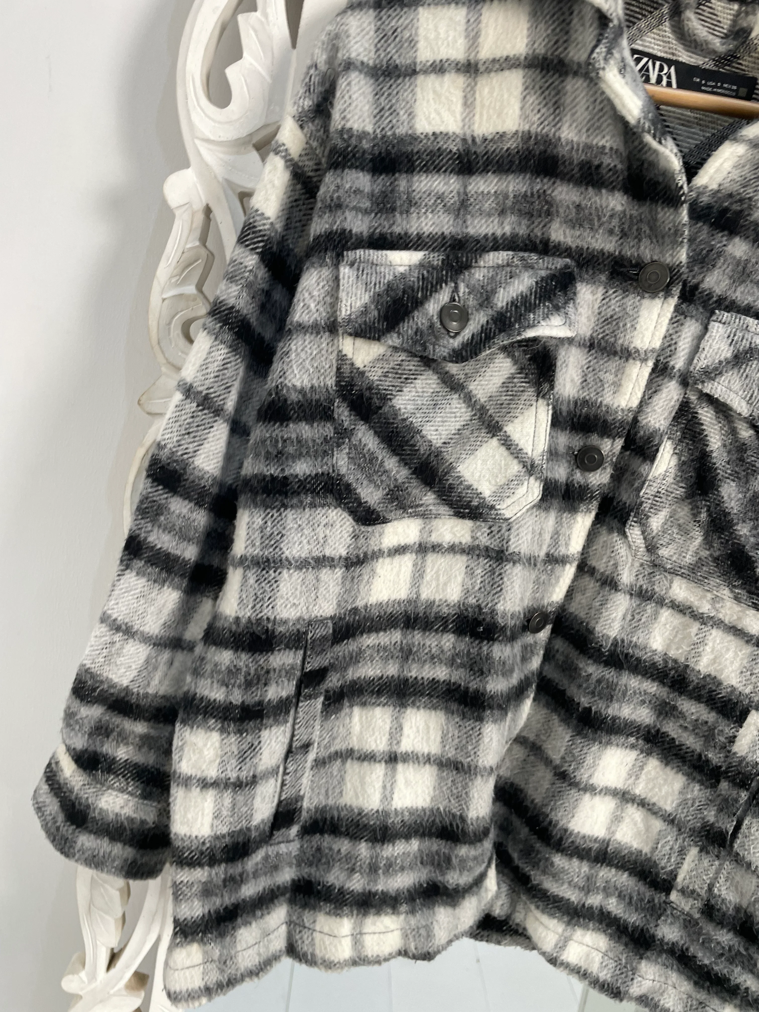 Zara Super Thick Warm Shacket-Chest 48 (S) - Image 3