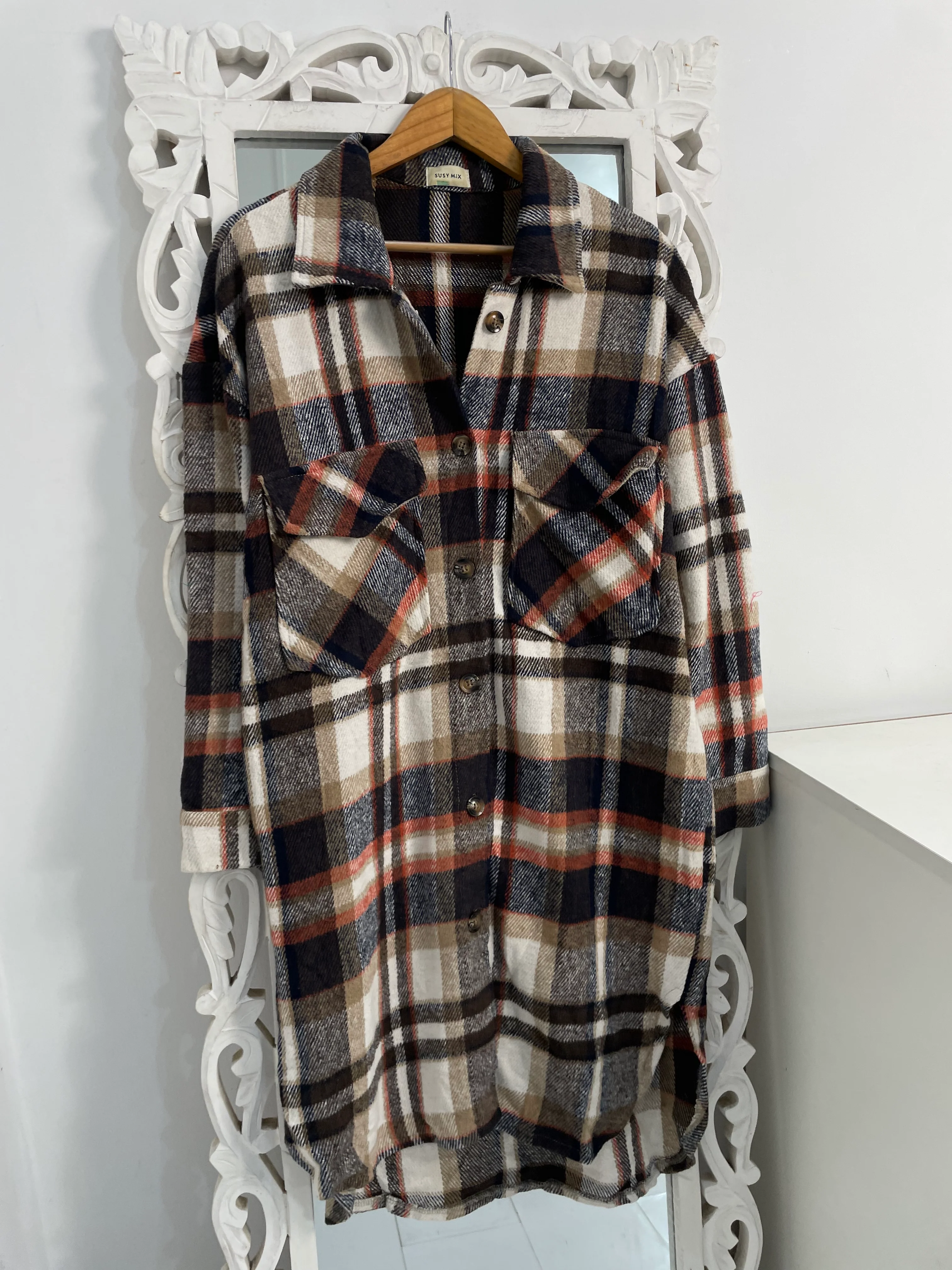 Susy Mix Super Thick Warm Shacket-Chest 44