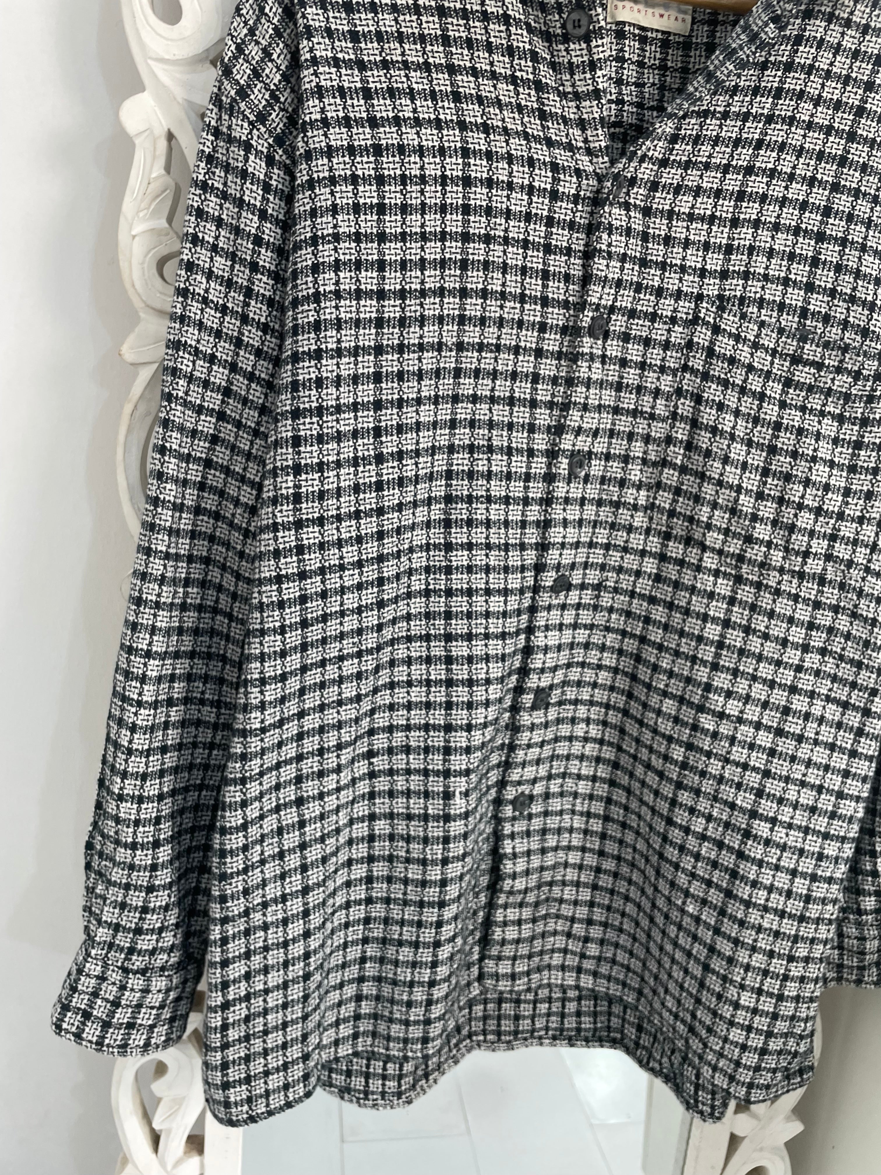 Thick Tweed Shirt-Chest 48 - Image 3