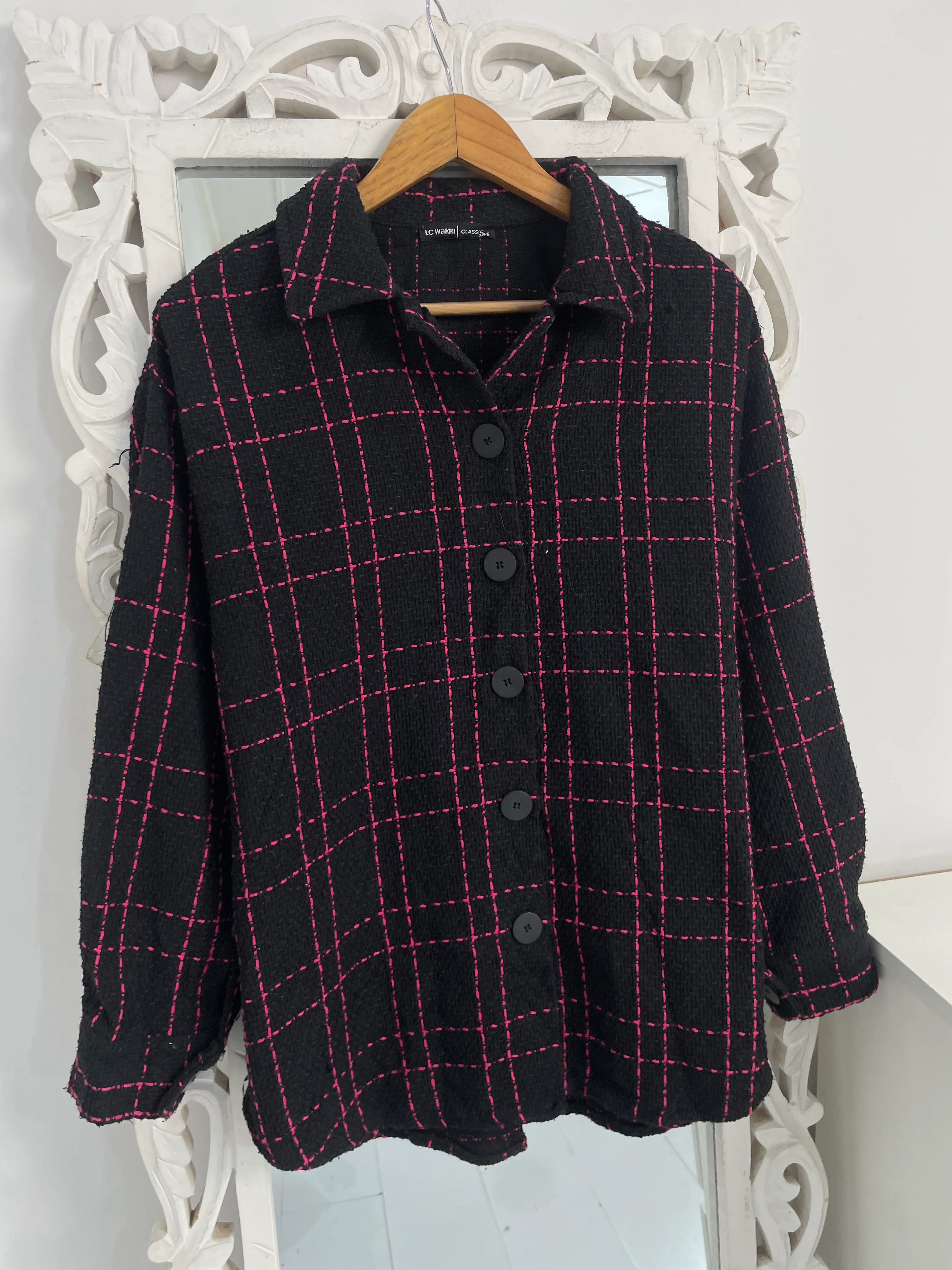 Thick Tweed Shacket-Chest 44 (XS/S)