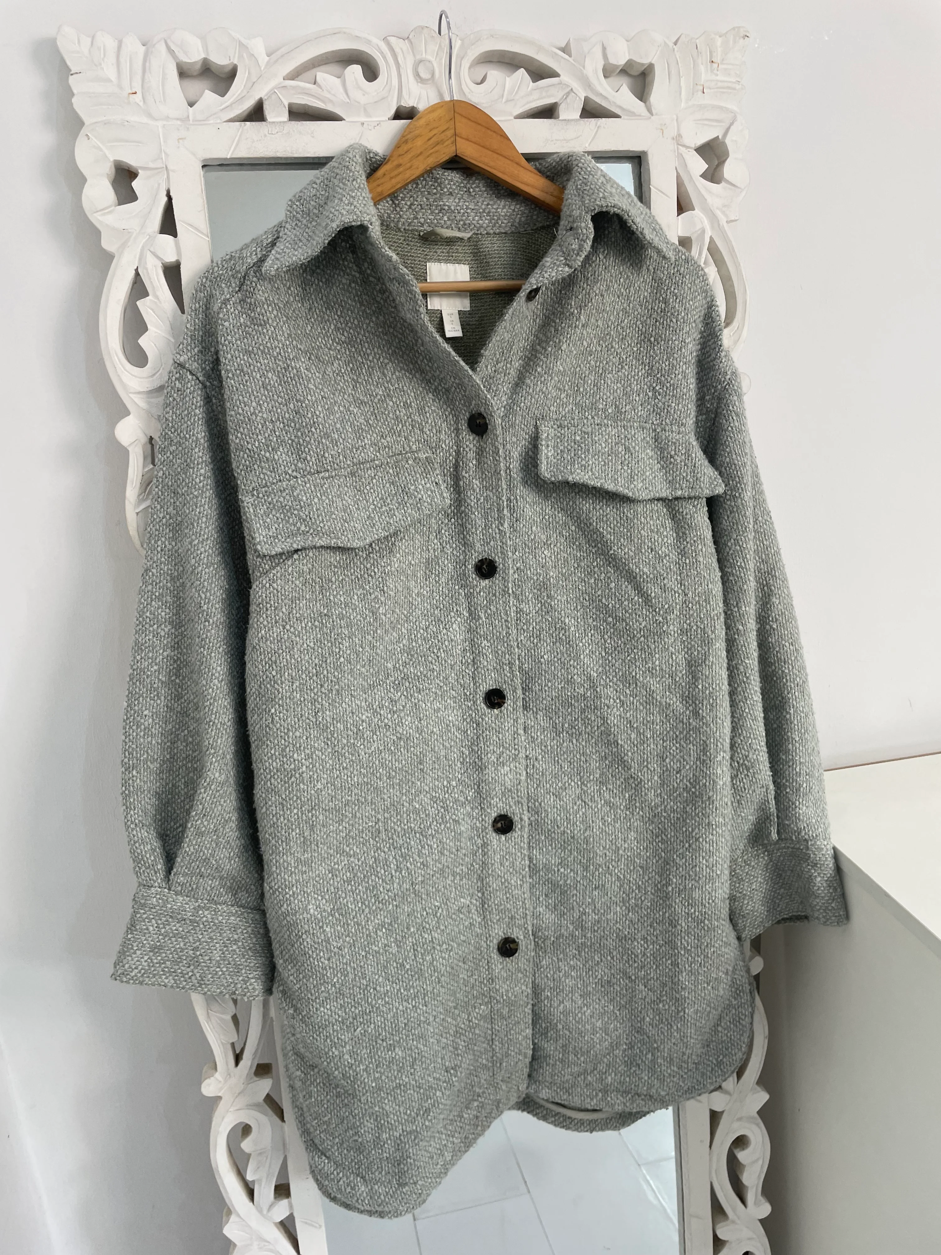 H&m Super Thick Warm Shacket-Chest 42 (S)