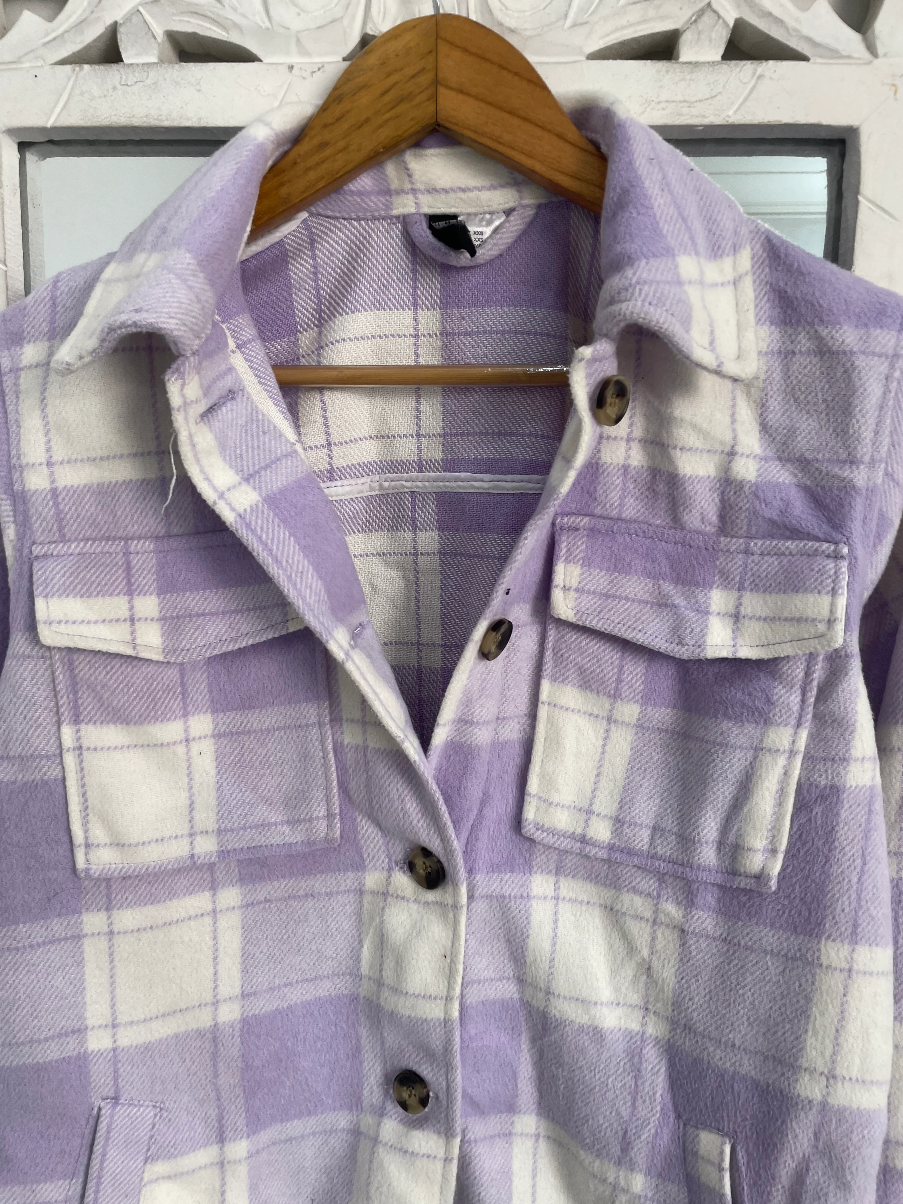 H&m Super Thick Warm Shacket-Chest 38 (XXS) - Image 2