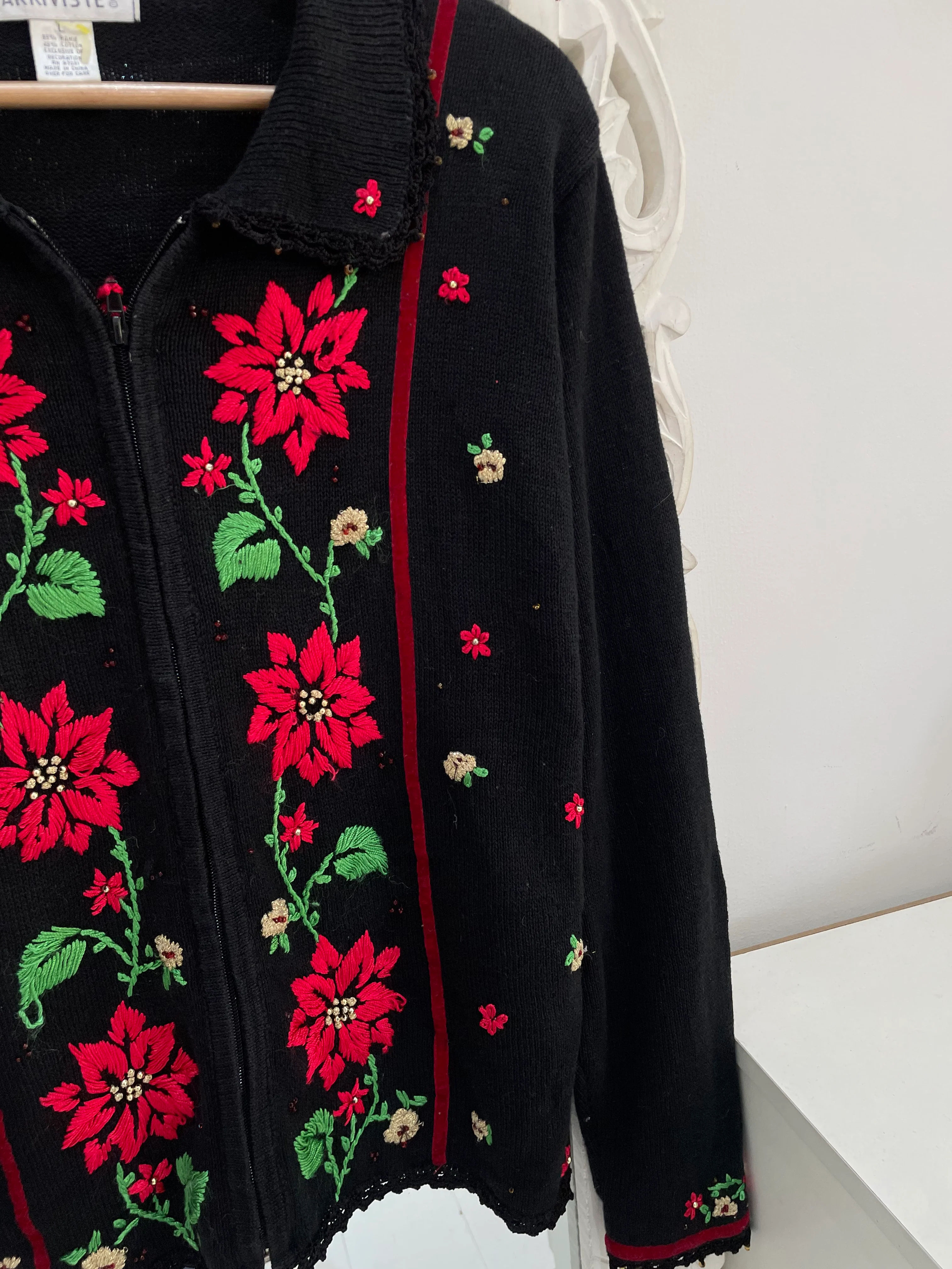 Apriviste Embroidered Sweater-Bust 44 - Image 2
