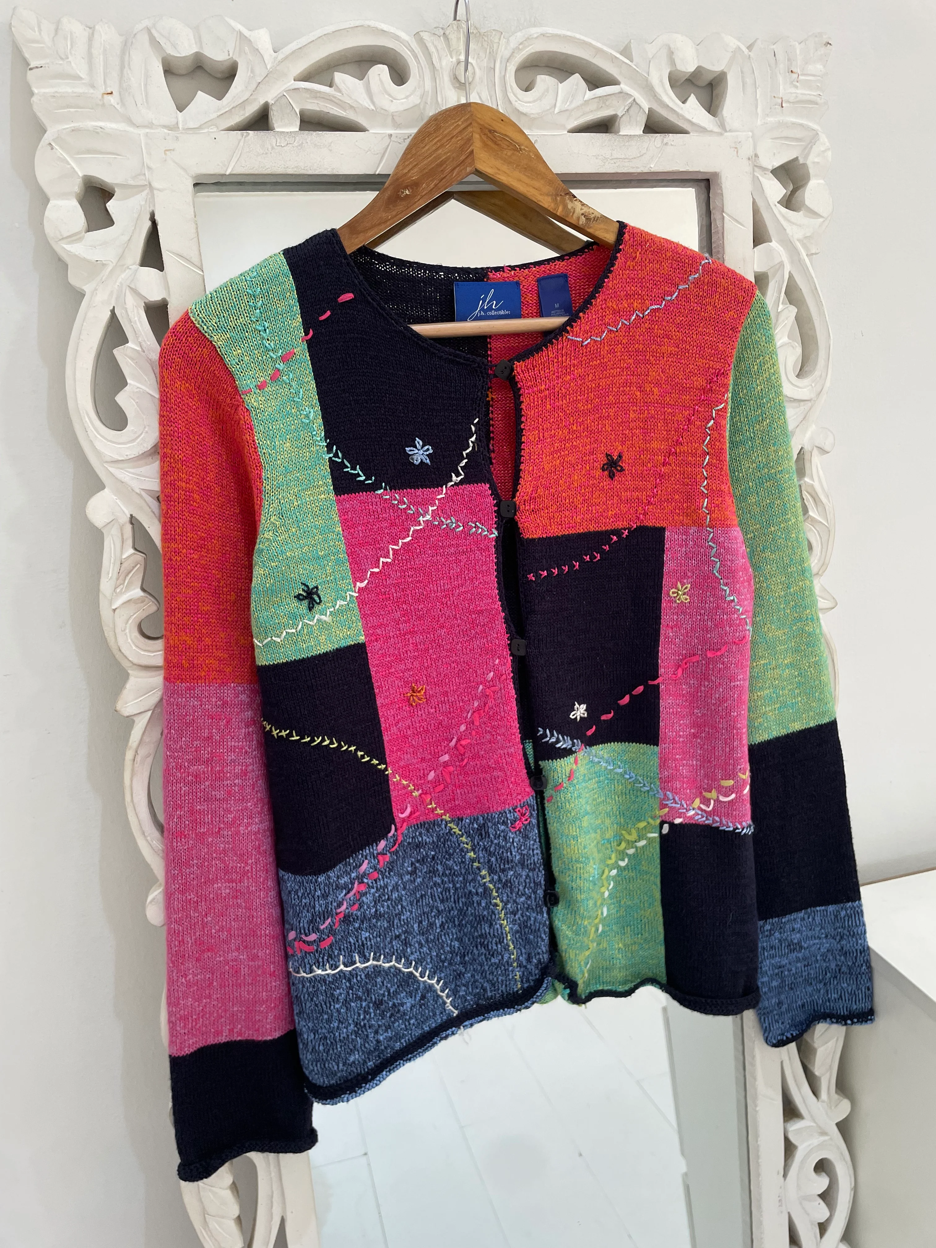 Embroidered Sweater-Bust 38