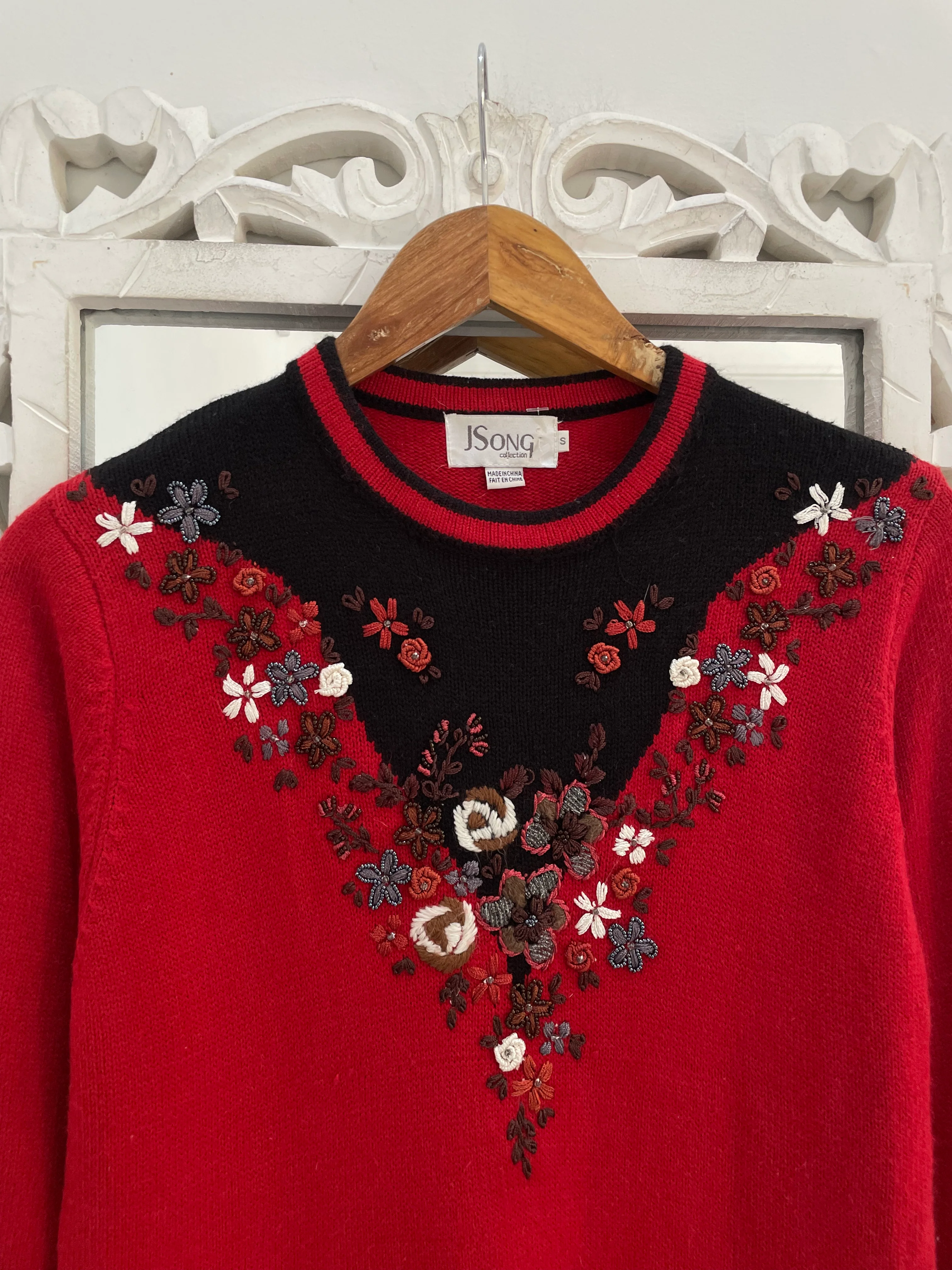 JSong Embroidered Sweater-Bust 36 - Image 2