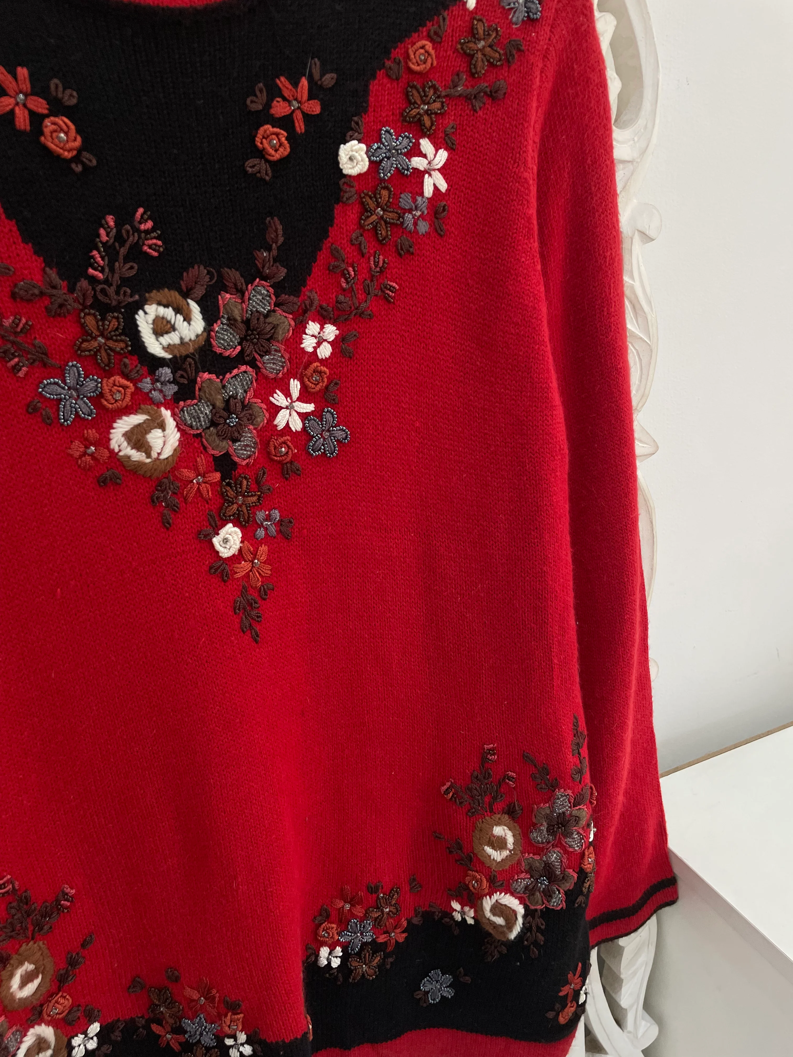 JSong Embroidered Sweater-Bust 36 - Image 3