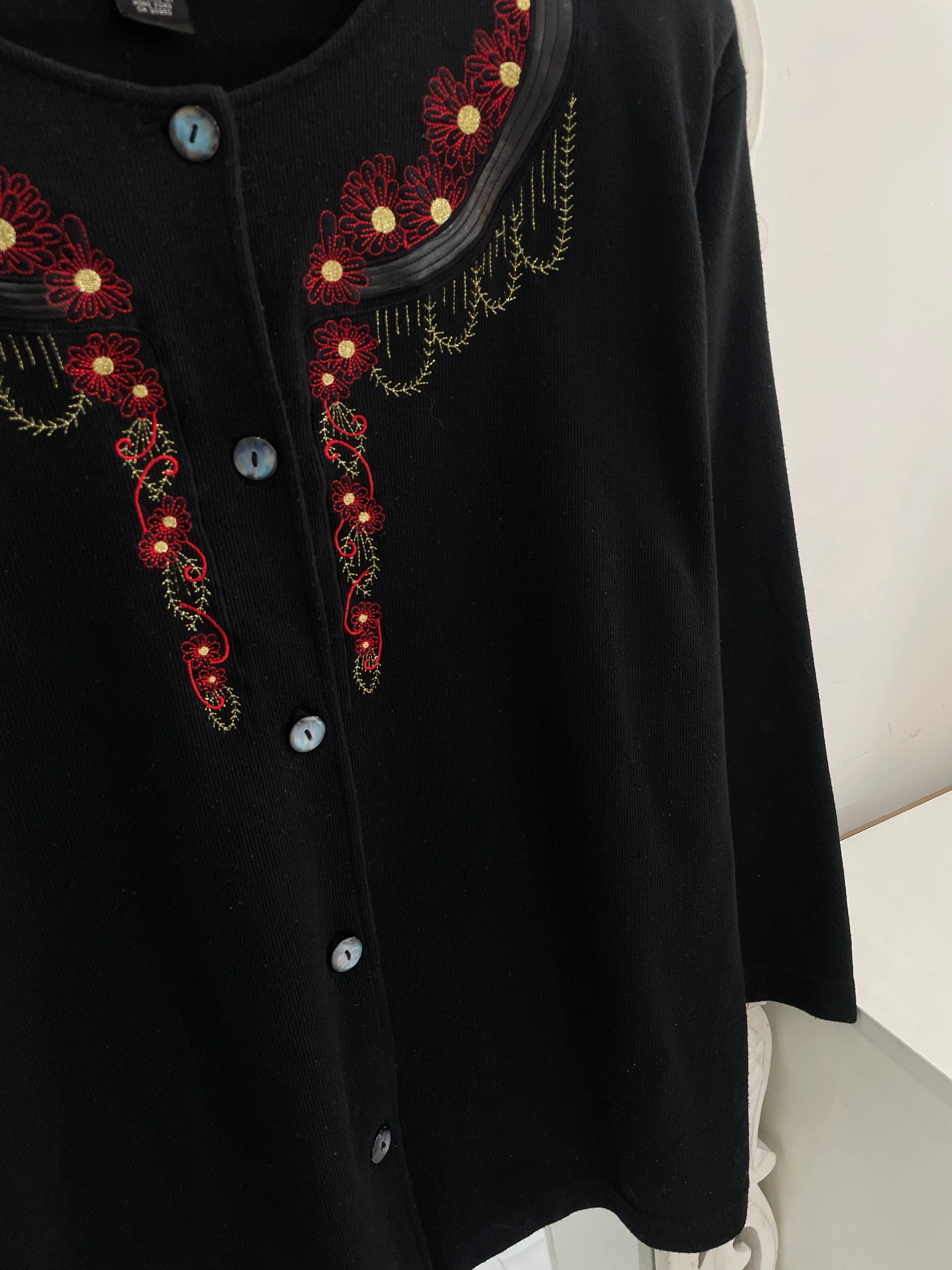 Embroidered Sweater-Bust 46 - Image 2