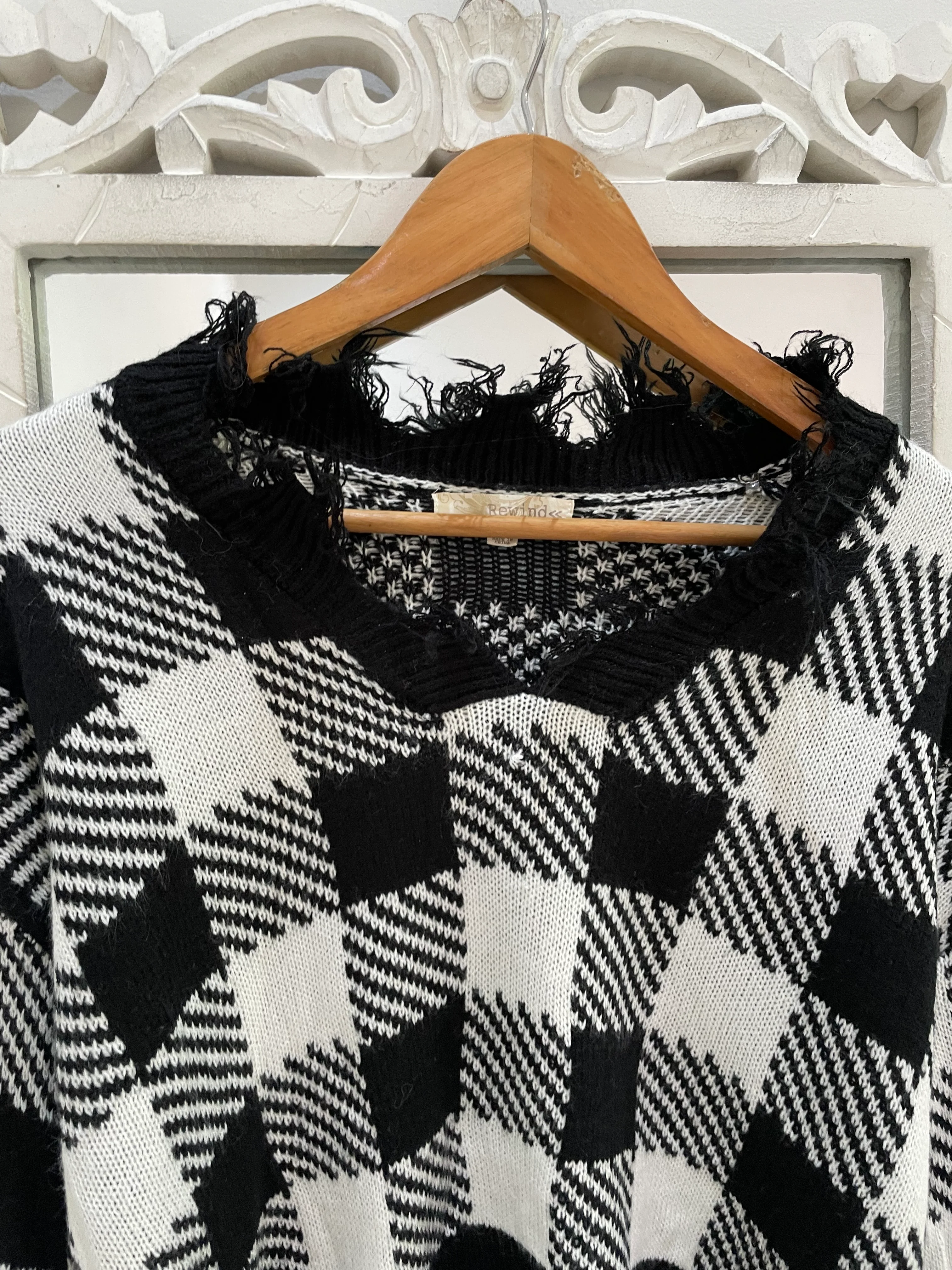 Plaid Sweater-Bust 44 - Image 2