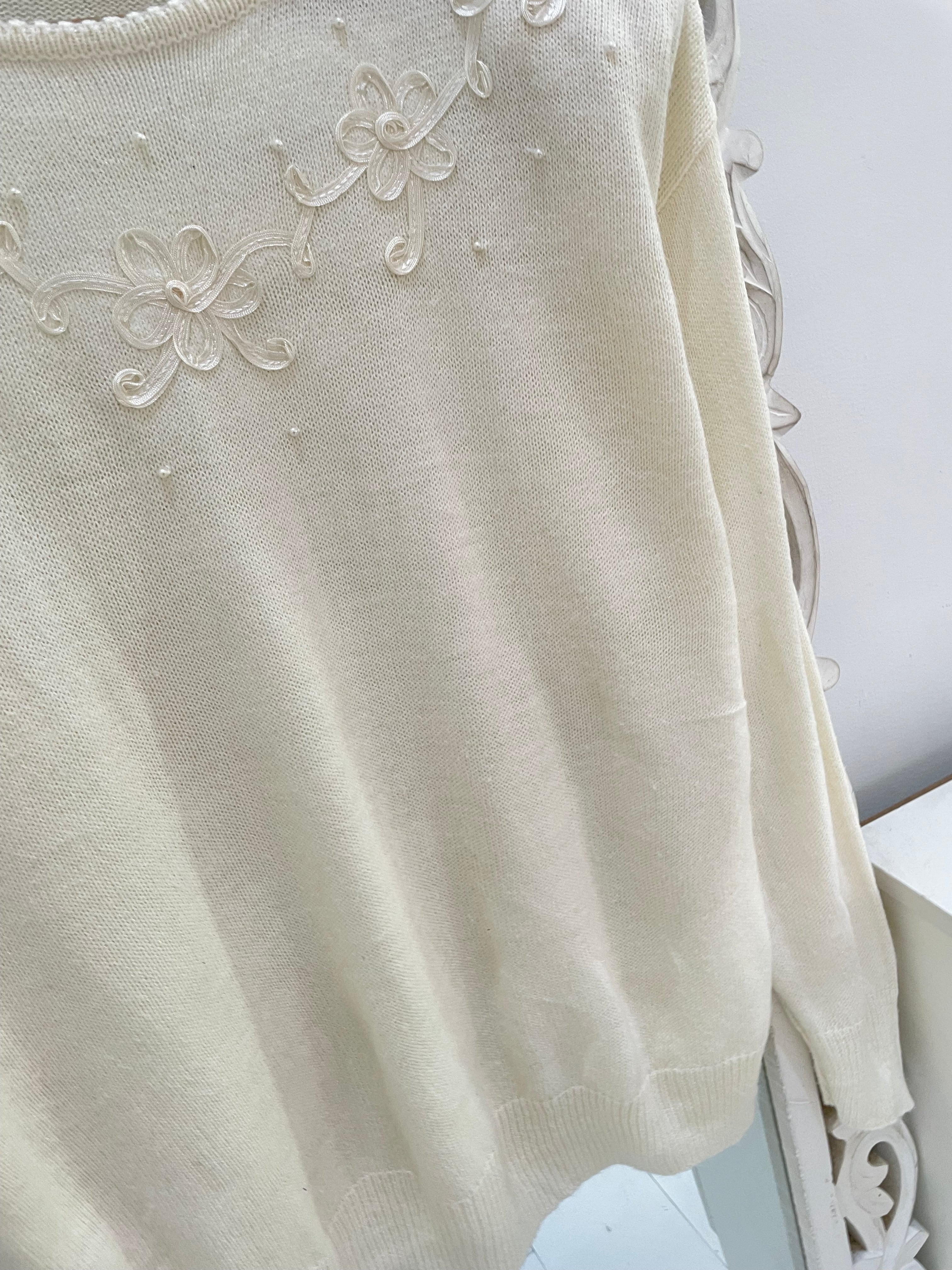 Embroidered Sweater-Bust 46 - Image 3