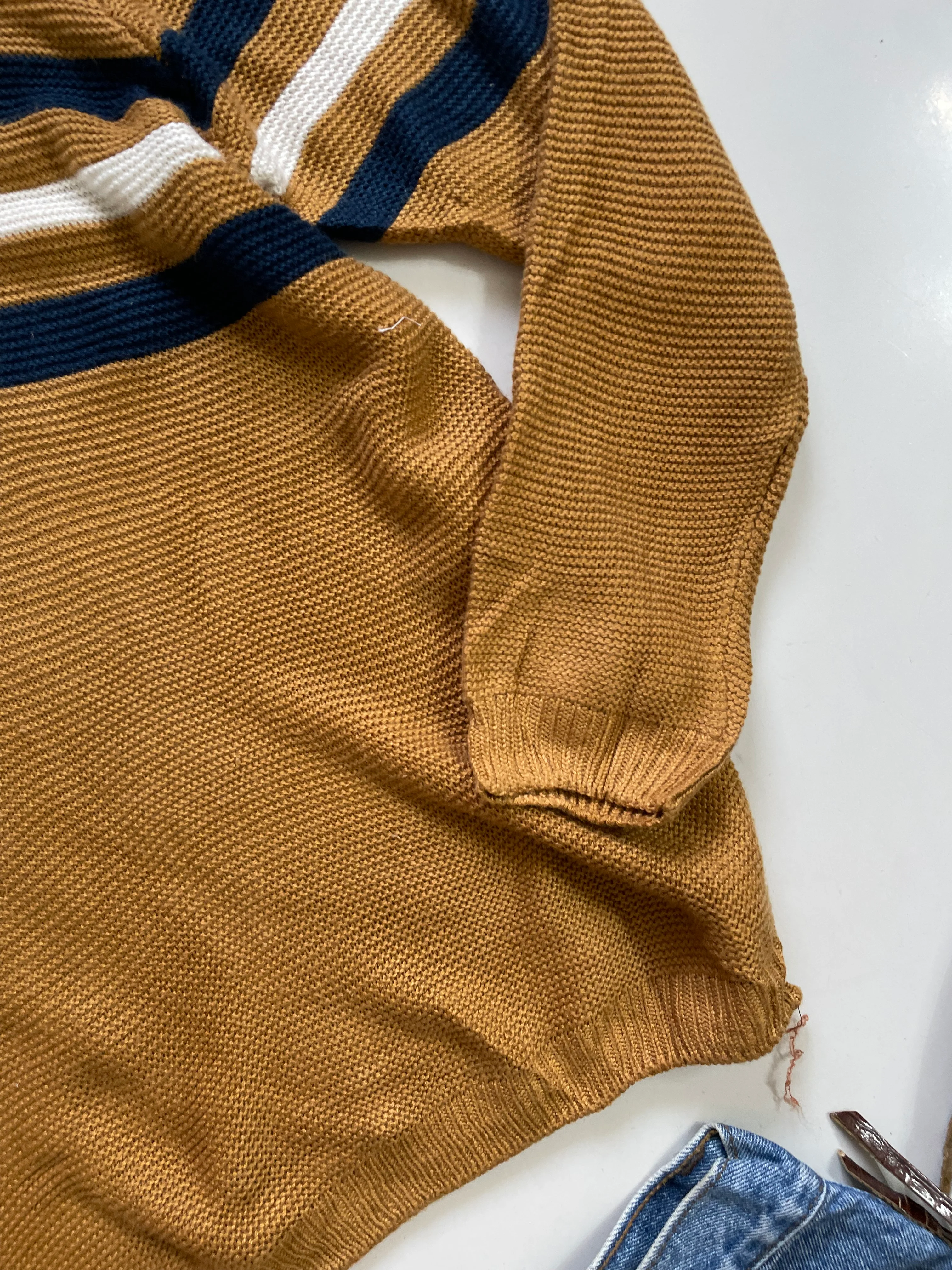 Brown Soft Knit Sweater-Bust 36 to 38 - Image 3
