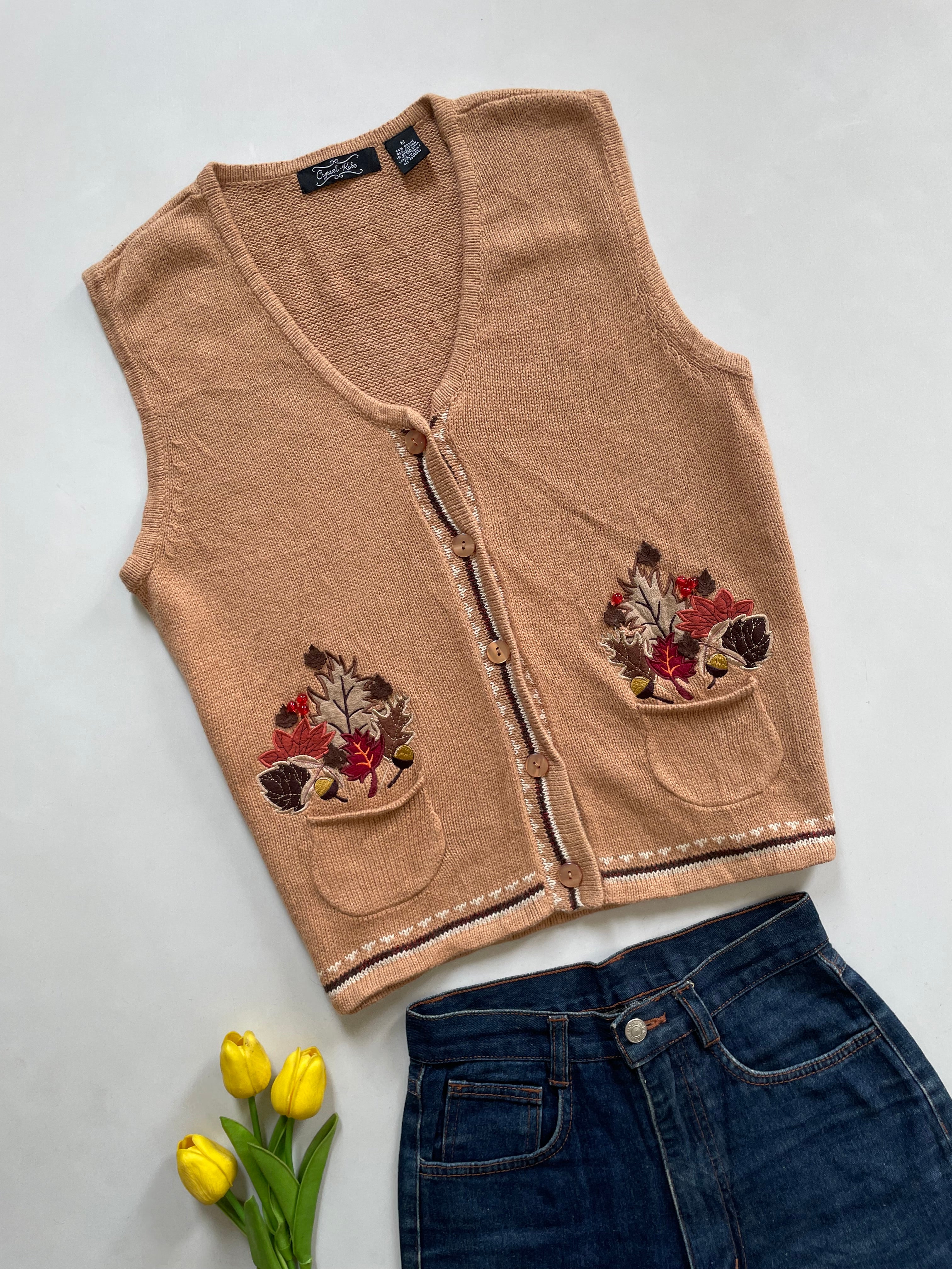 Crystal Kobe Sweater Vest-Bust 38