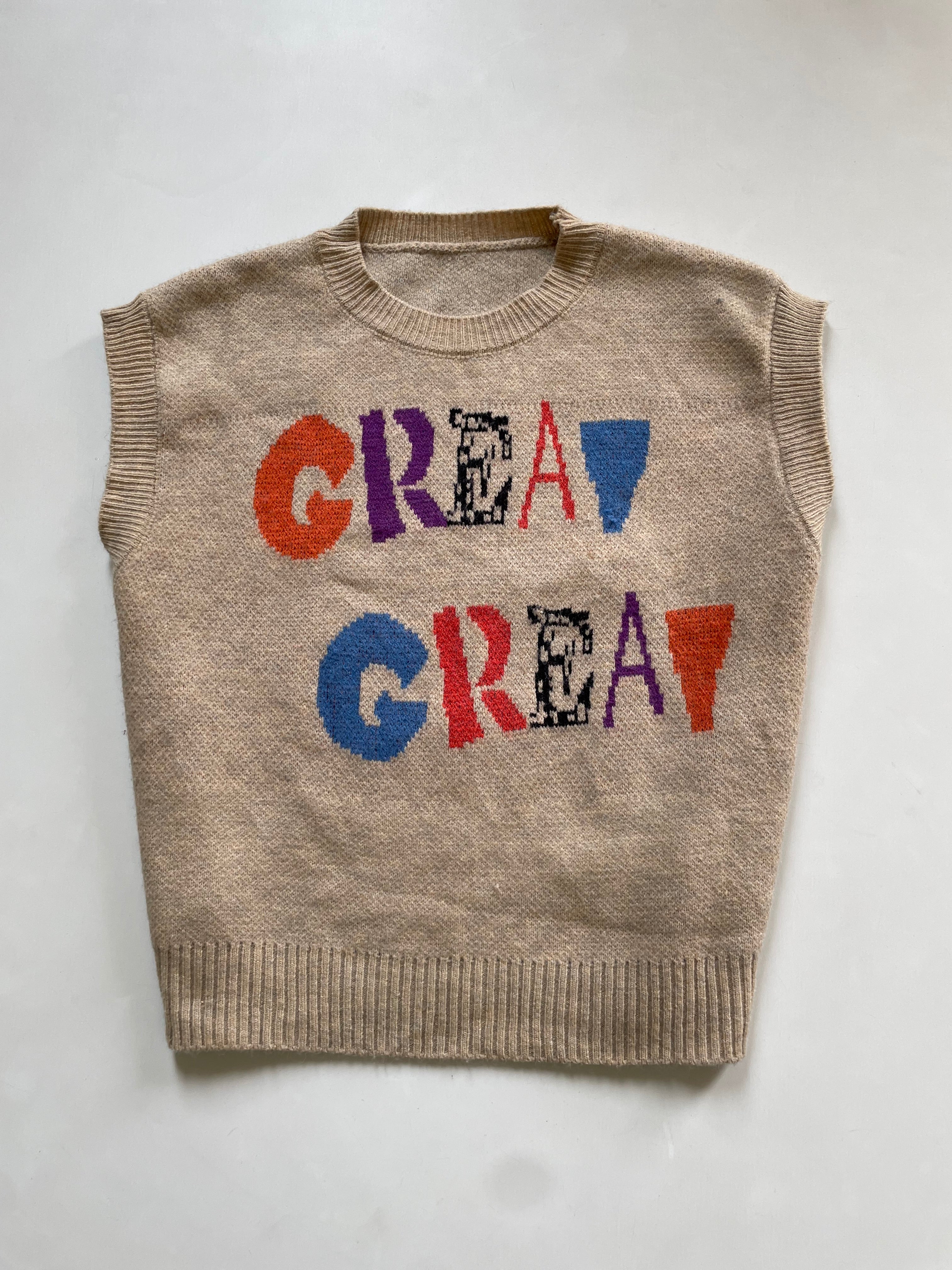 Great Great Sweater Vest-Bust 44