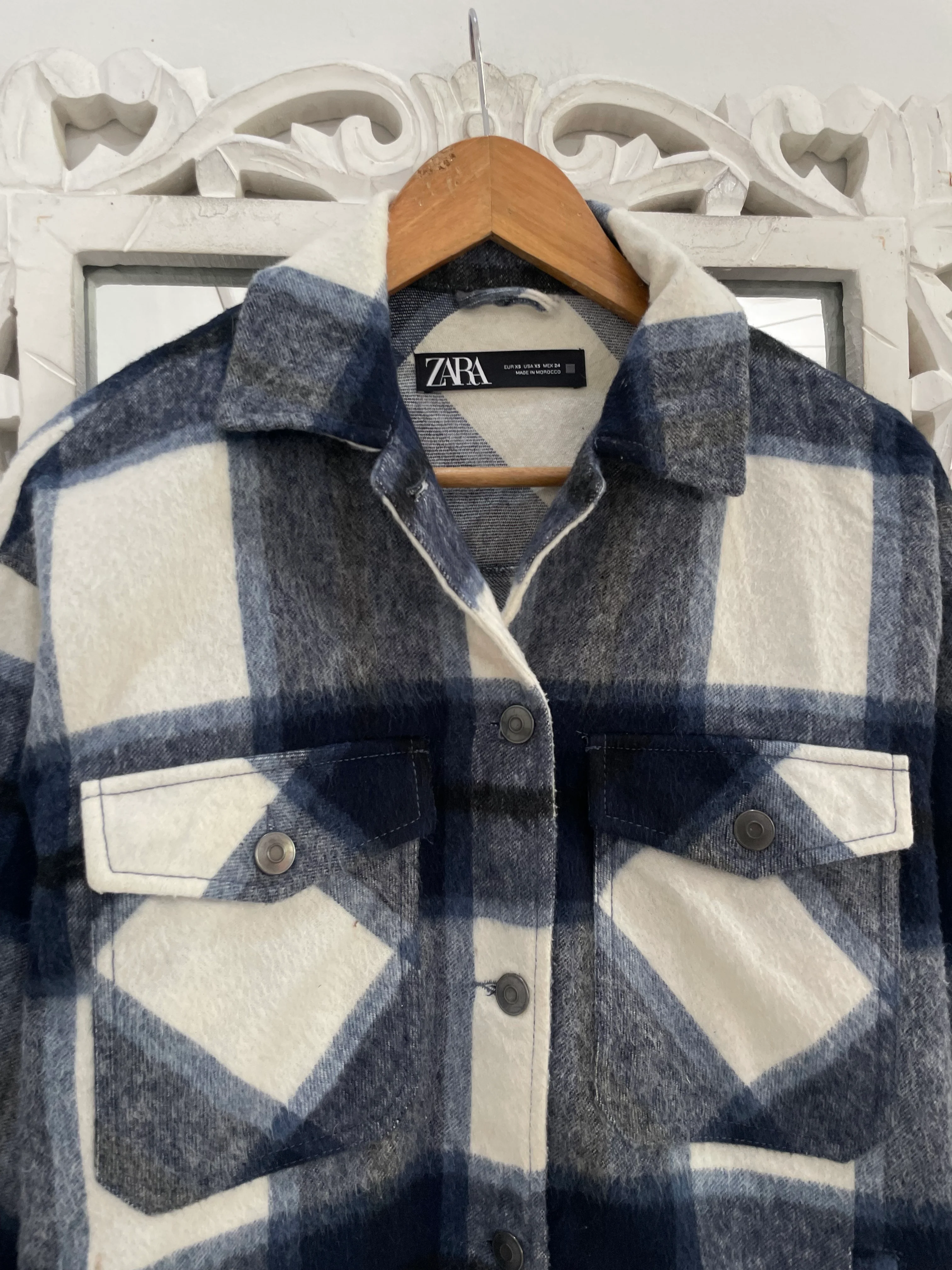 Zara Thick Warm Shacket-Chest 46 - Image 2