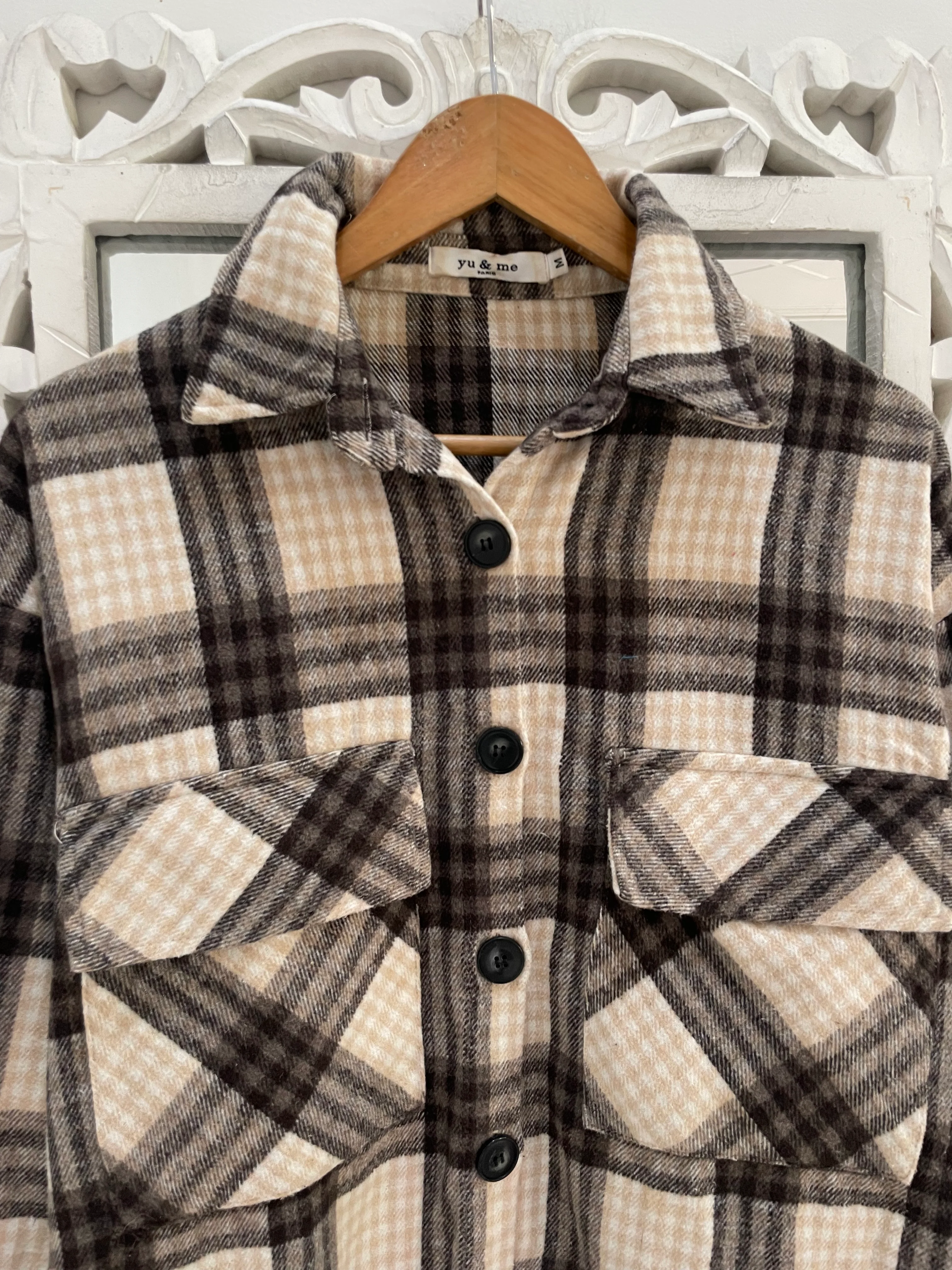 Yu & Me Thick Warm Shacket-Chest 44 - Image 2