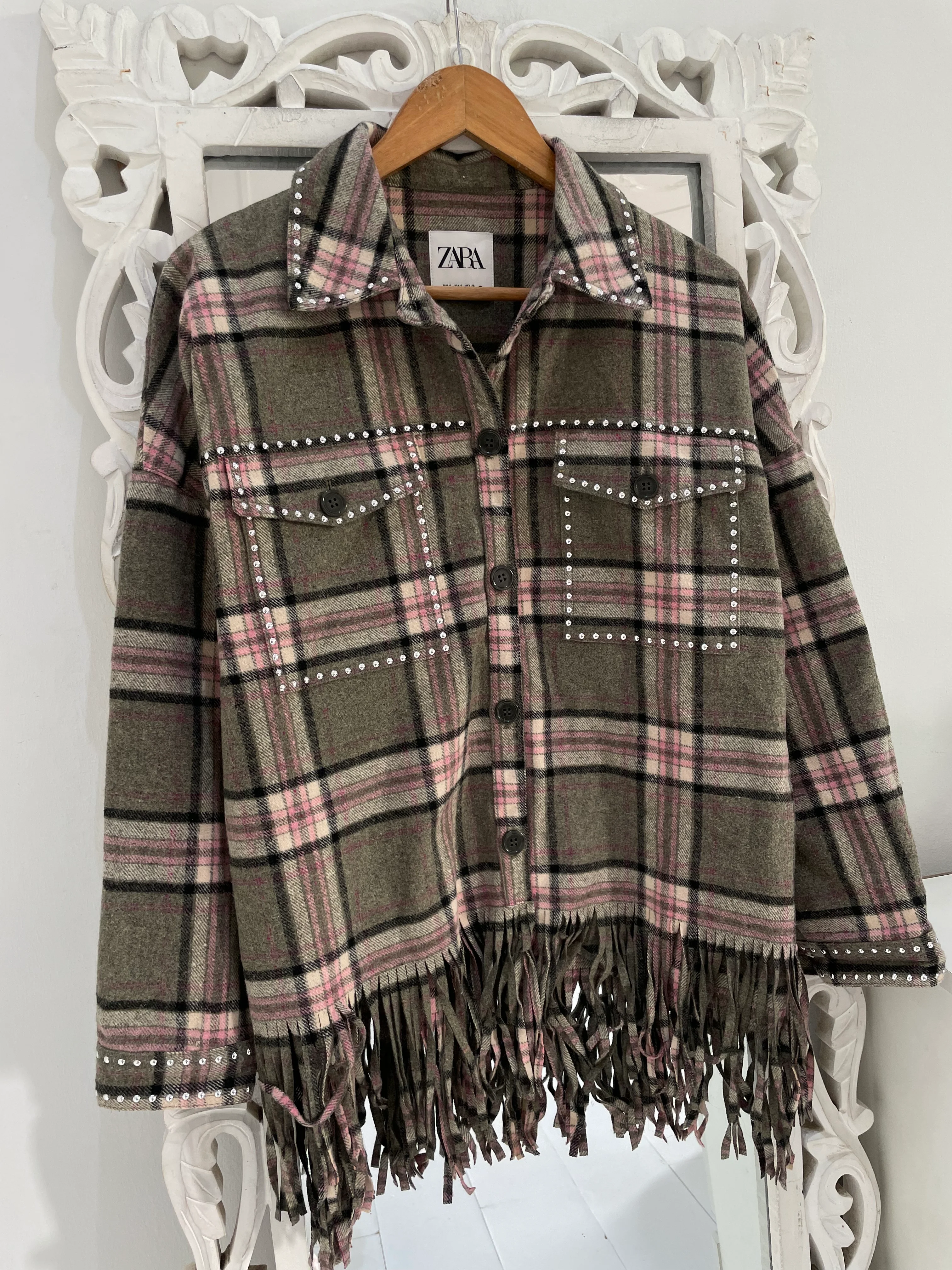 Zara Thick Warm Shacket-Chest 48