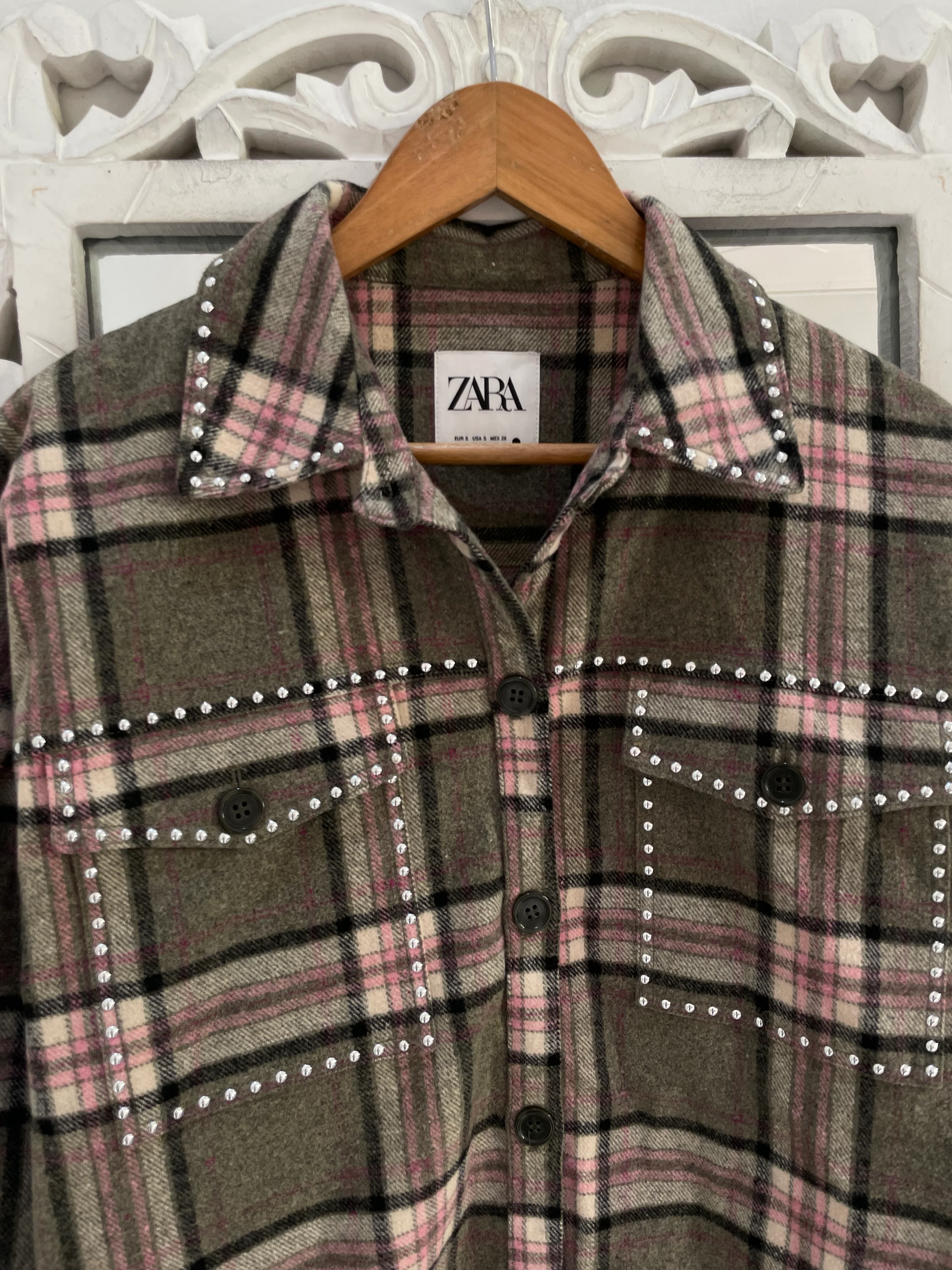 Zara Thick Warm Shacket-Chest 48 - Image 2