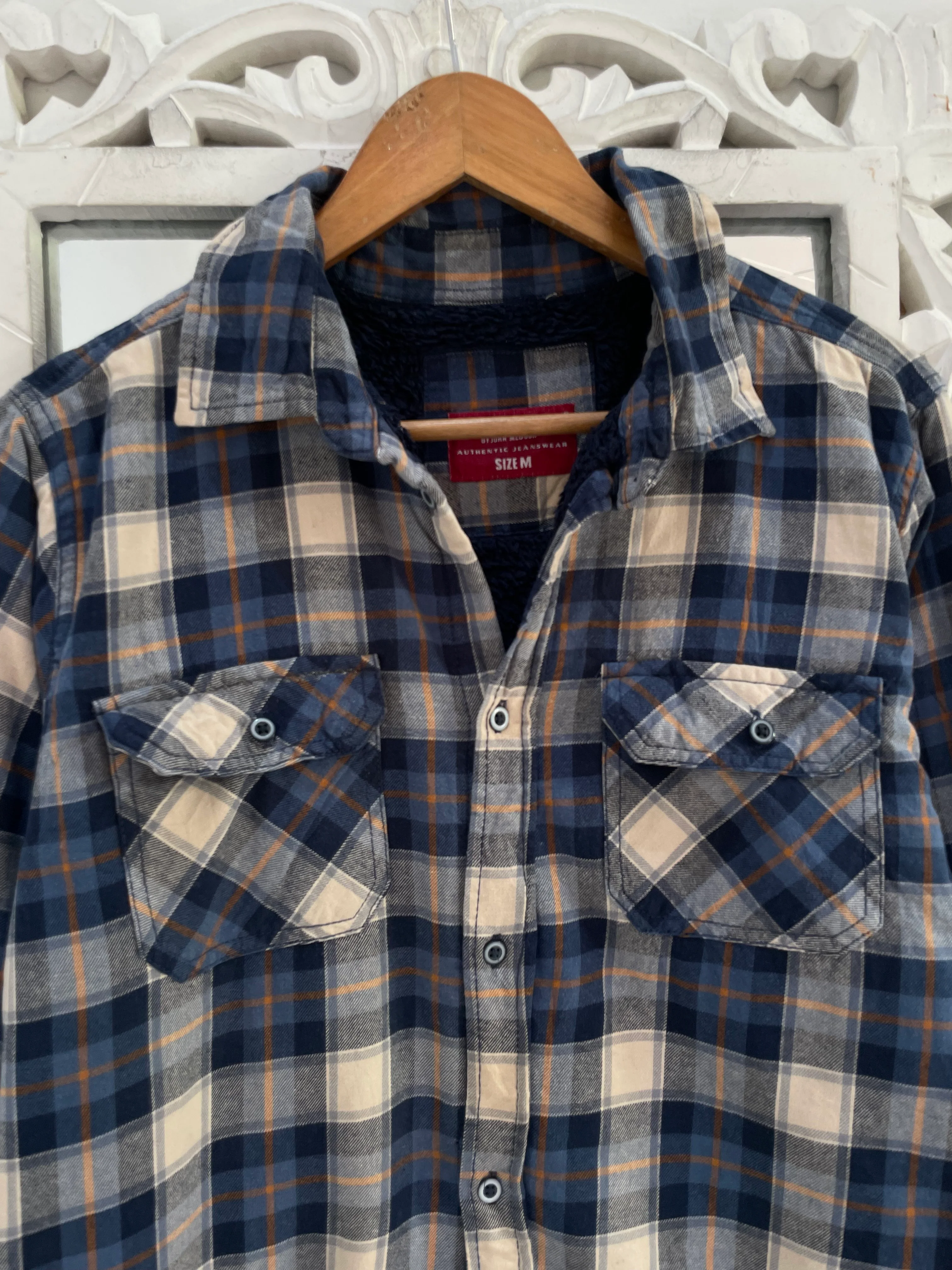 Thick Warm Sherpa Shacket-Chest 42 - Image 2