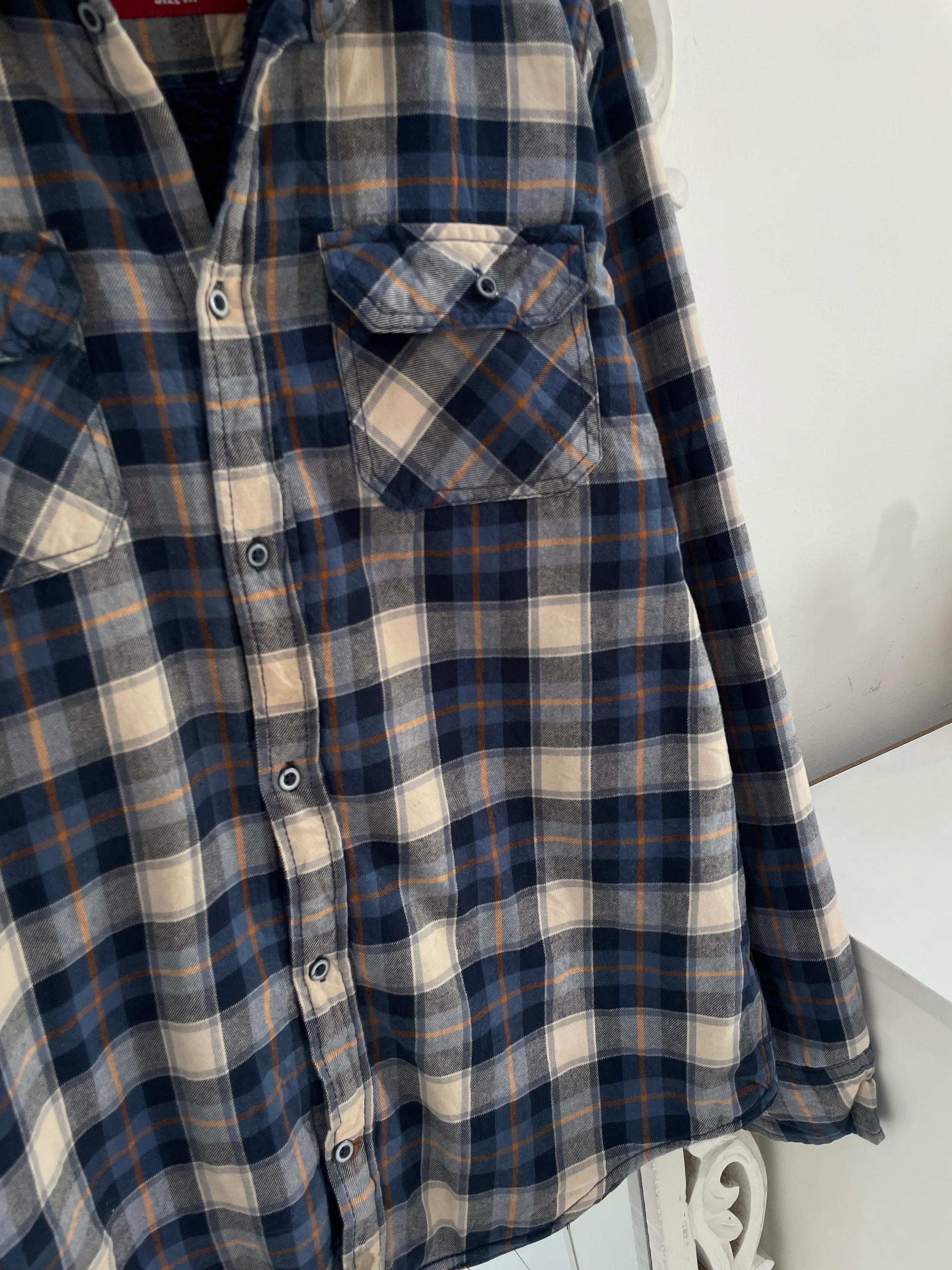 Thick Warm Sherpa Shacket-Chest 42 - Image 3
